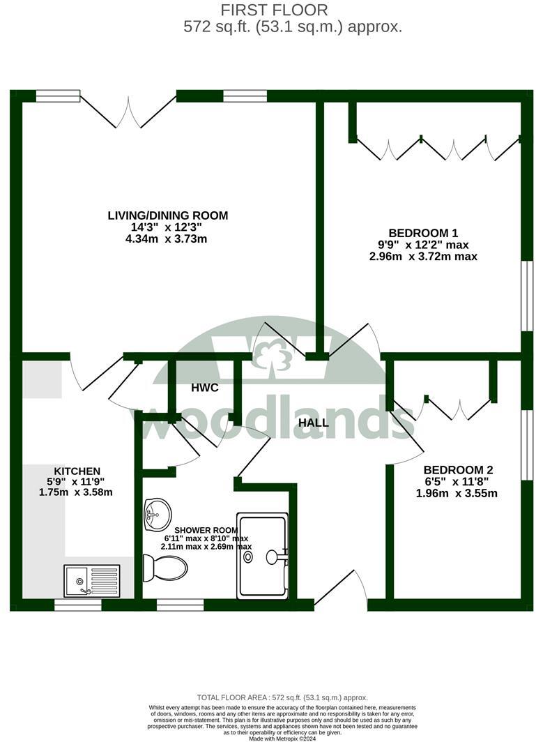 4, Farm Close, Horsham floorplan