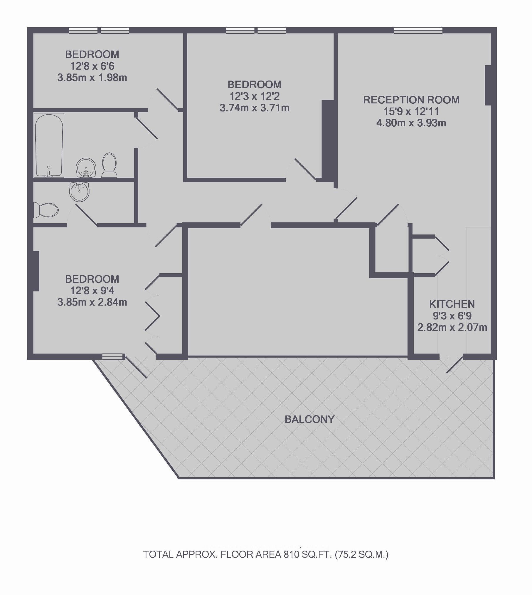 The George, 244b, Staines Road East, Sunbury-On-Thames floorplan