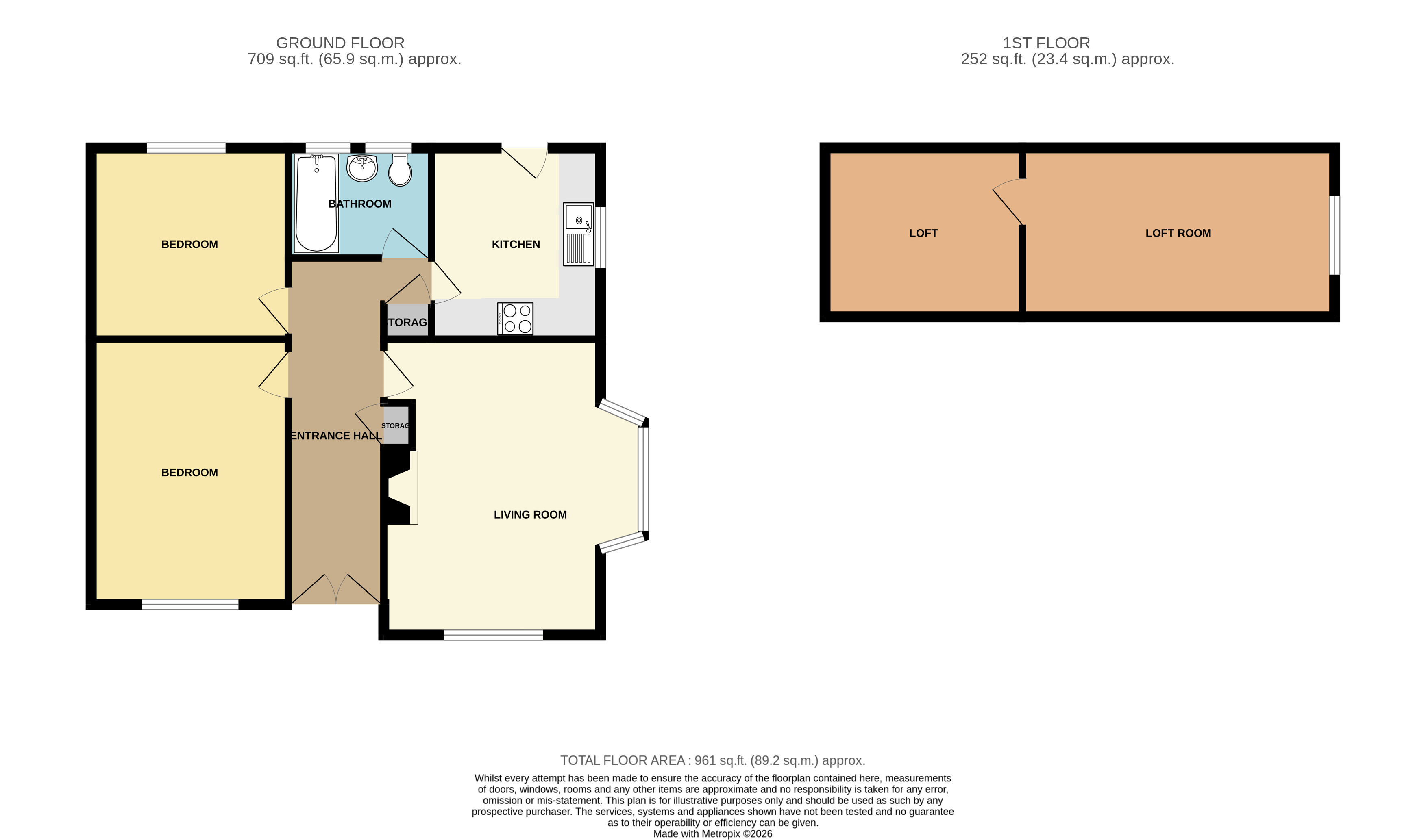 37, Burniston Gardens, Scarborough floorplan