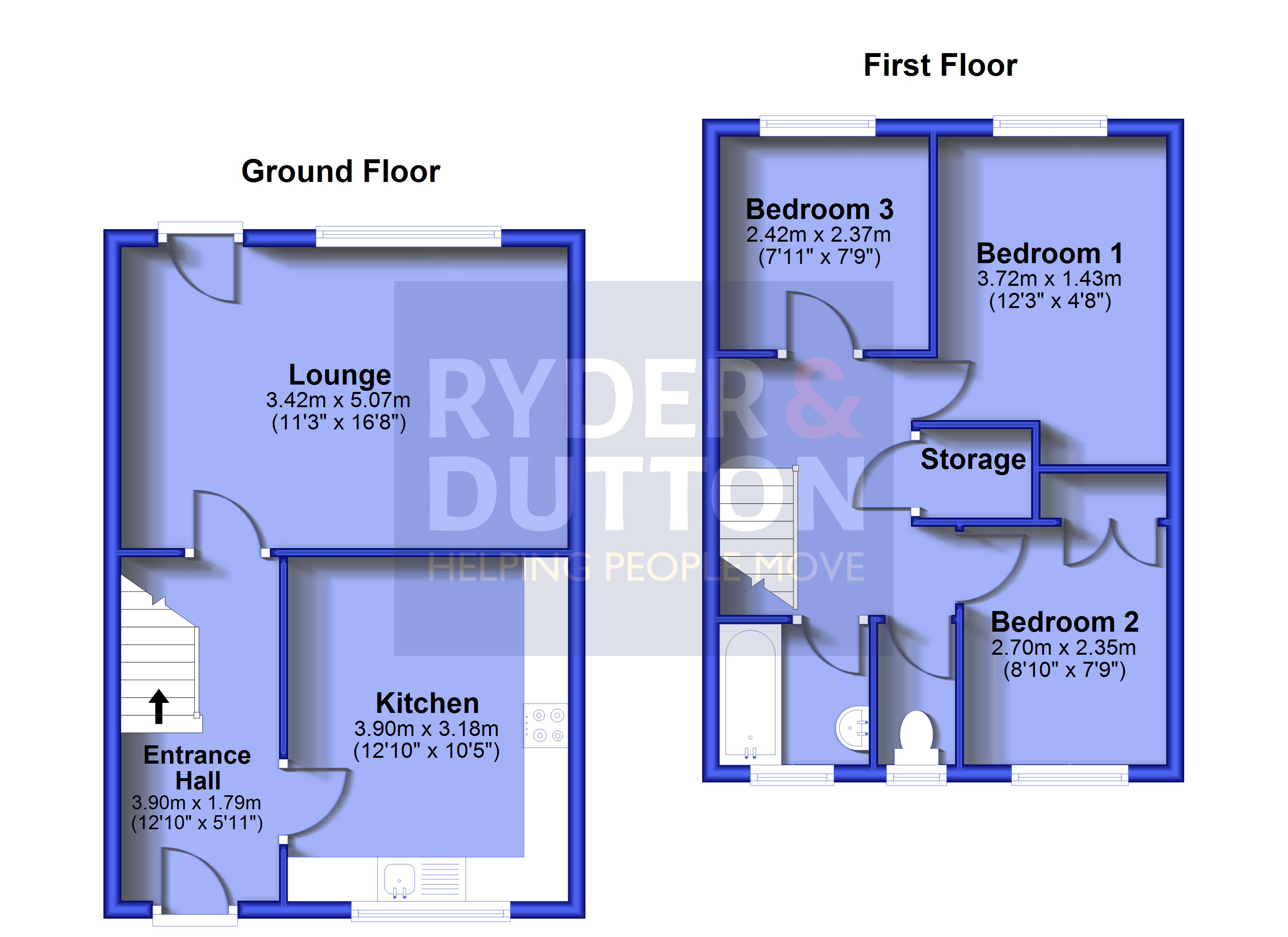 171, Waterloo Street, Oldham floorplan