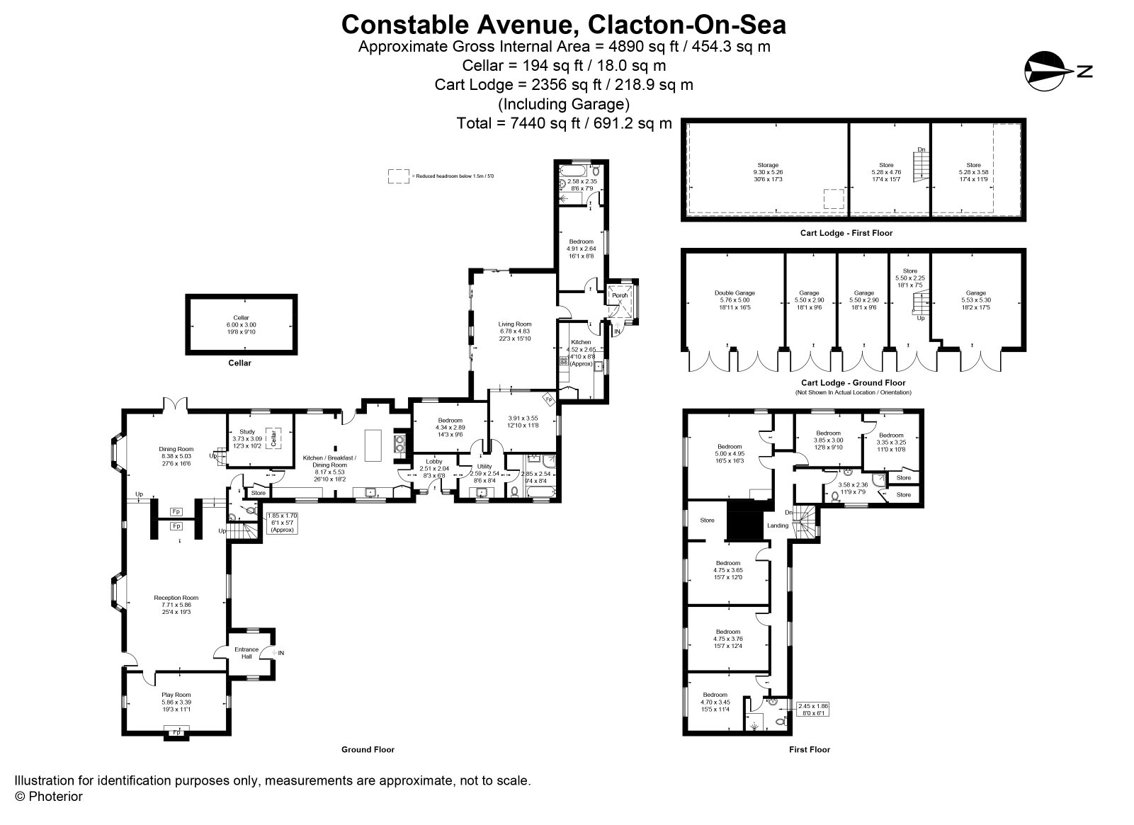 Constable Avenue, Clacton-on-sea floorplan
