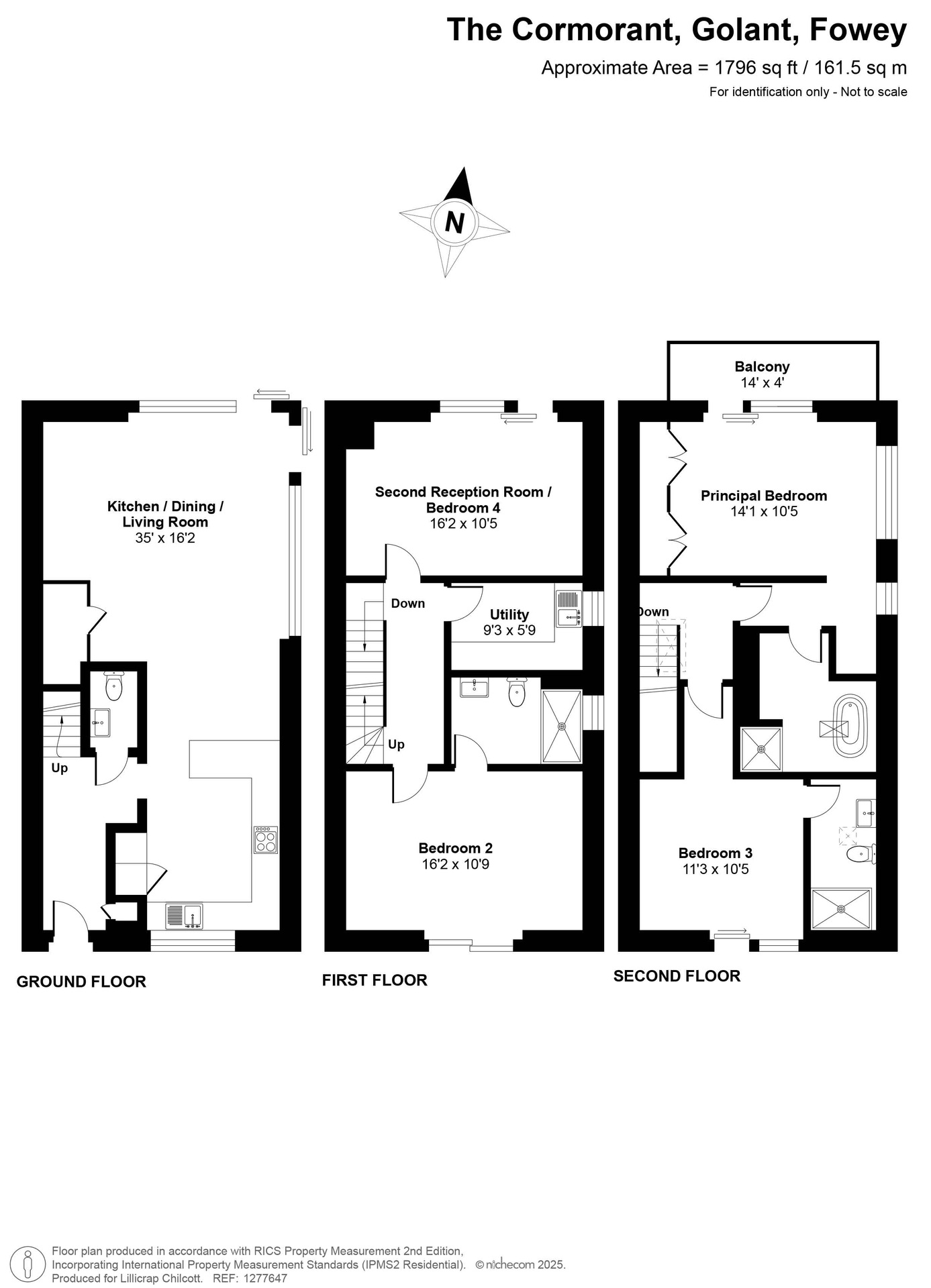 Sea Osprey House, Fowey floorplan