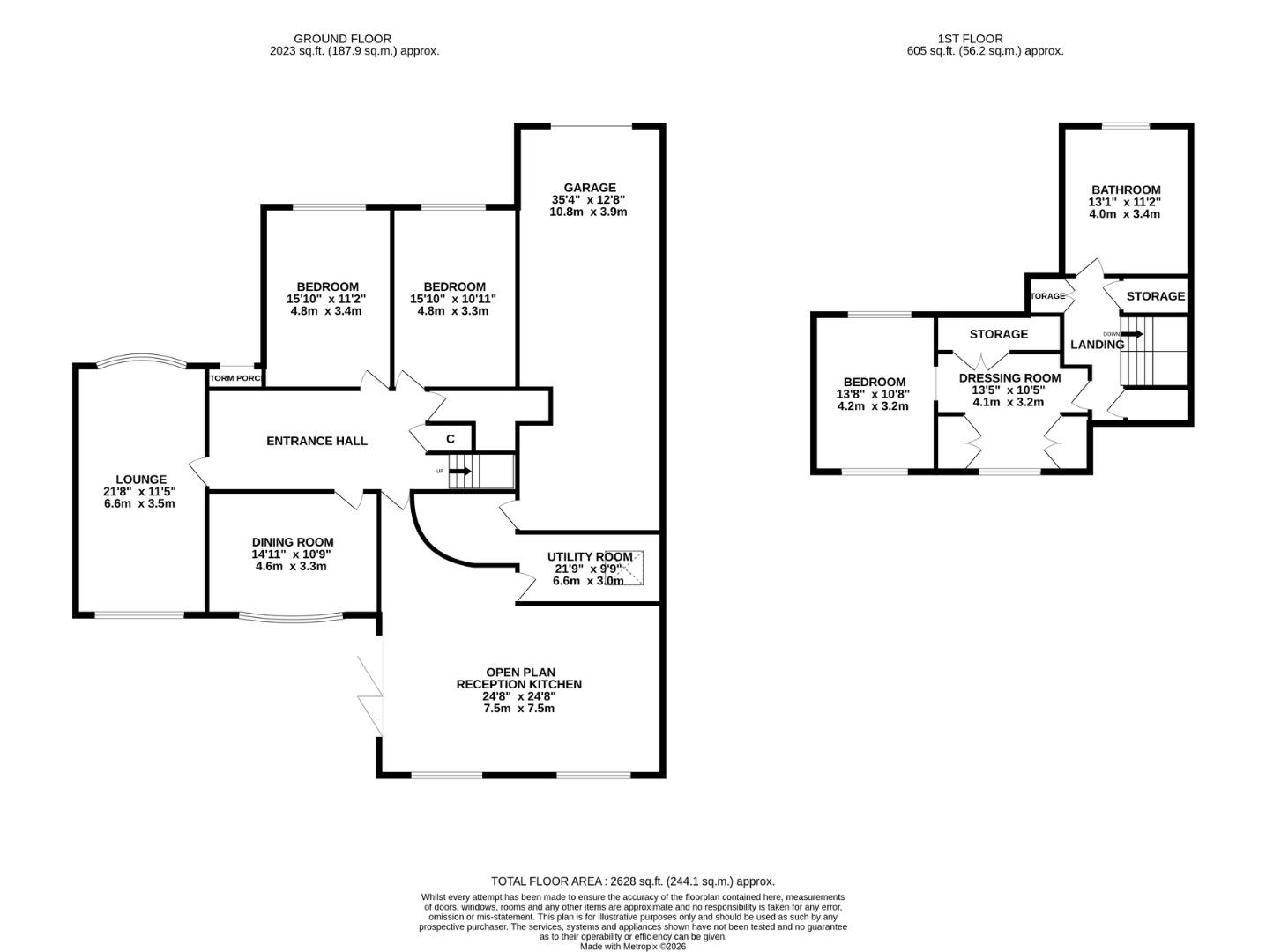 18, Bower Road, Liverpool floorplan