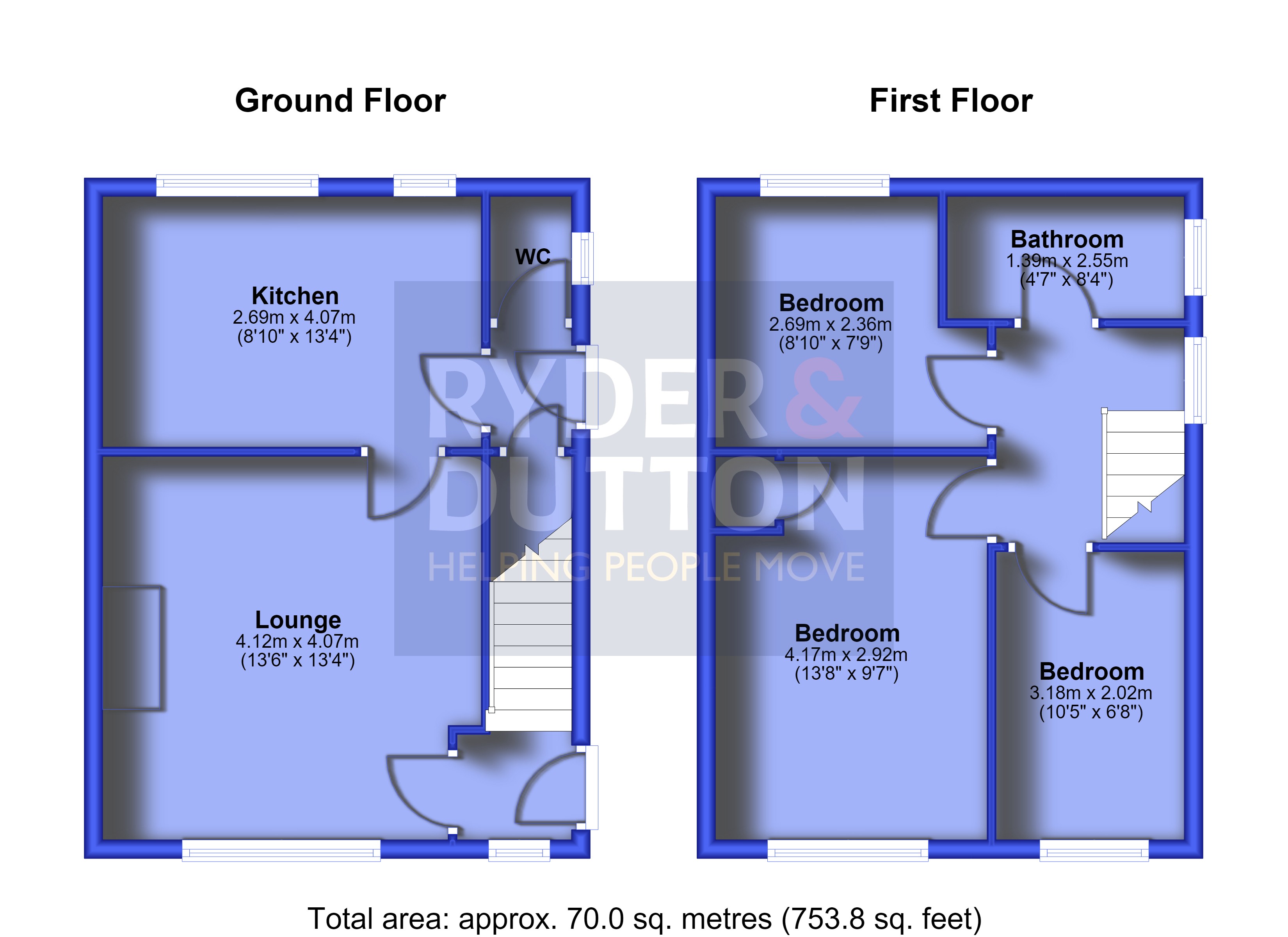 1, Royley, Oldham floorplan