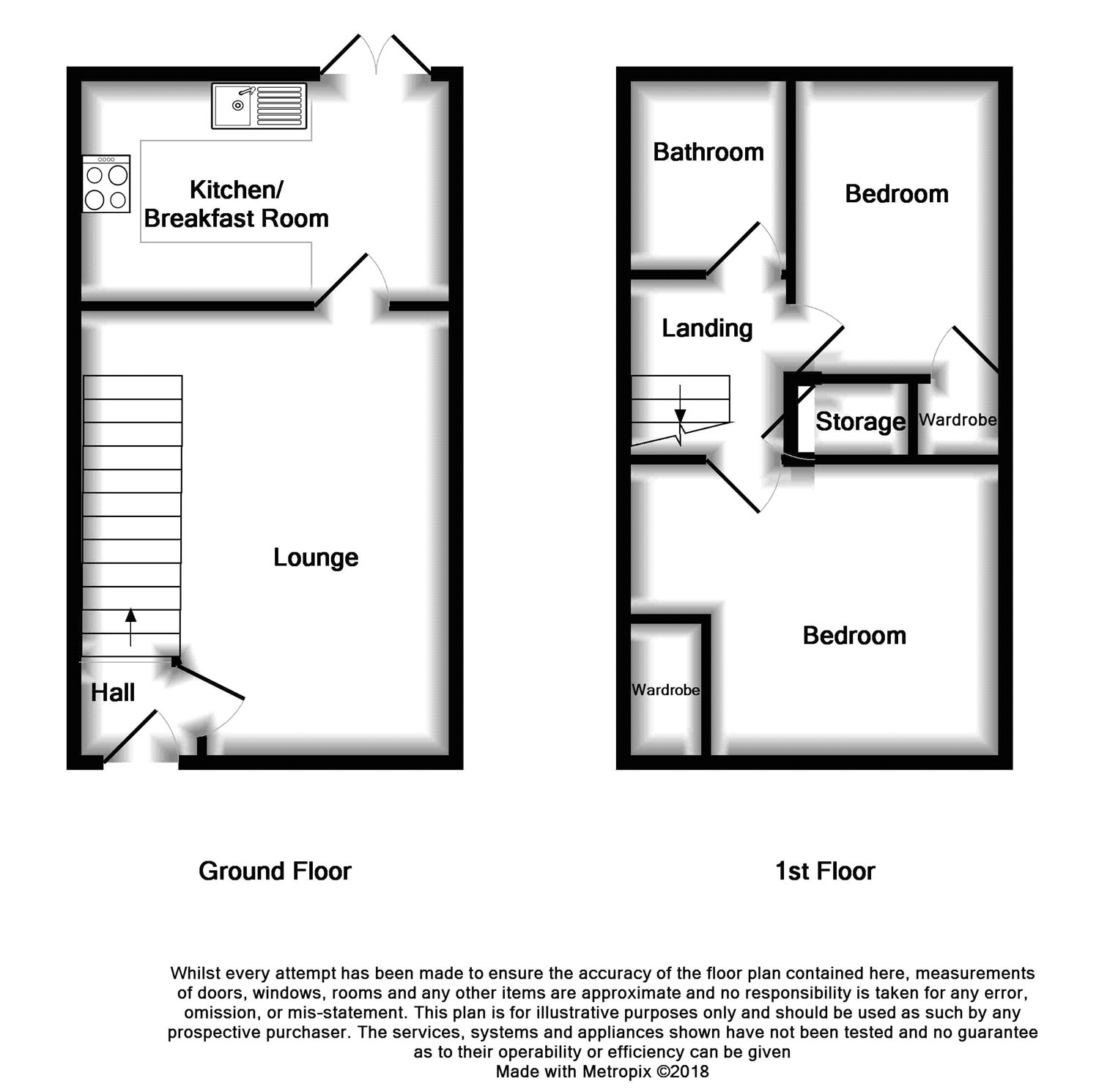 2 Bedrooms End terrace house for sale in Horley, Surrey RH6