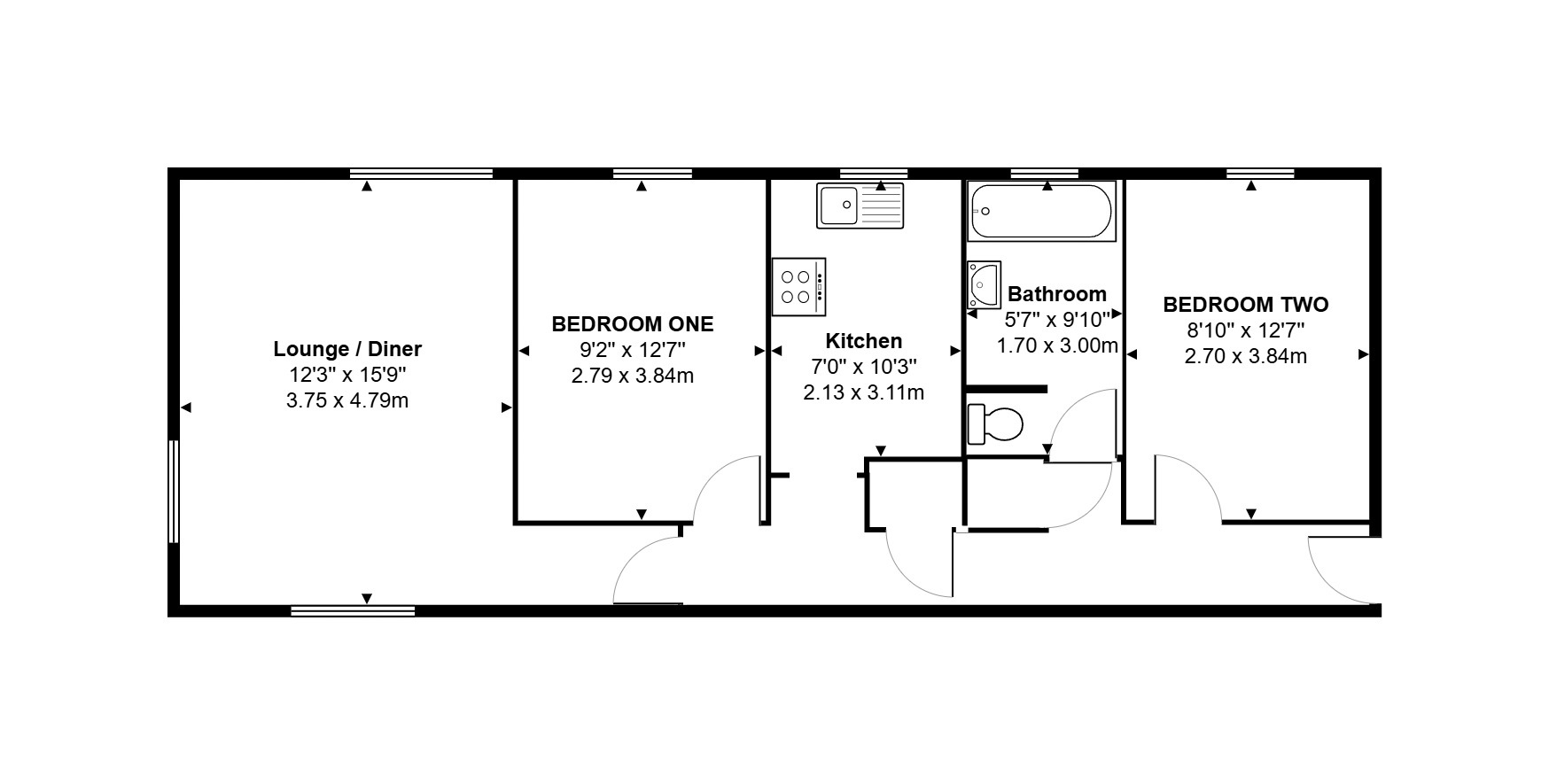 19 Allison Court, 136, Oxford Road, Reading floorplan