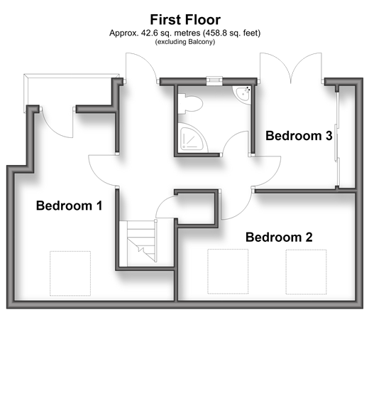 Martens Field Rodmell, Lewes floorplan