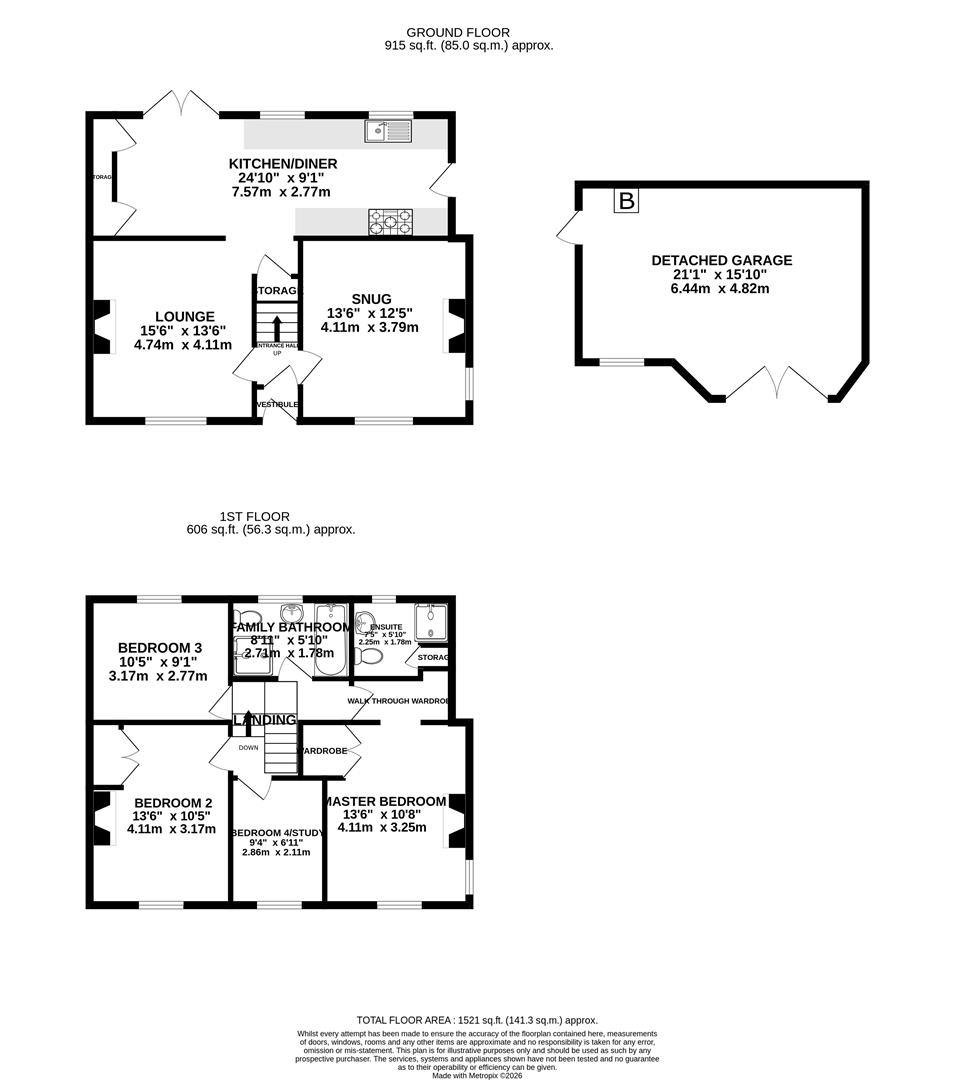 Brook Villa, Glen Road, Colby floorplan