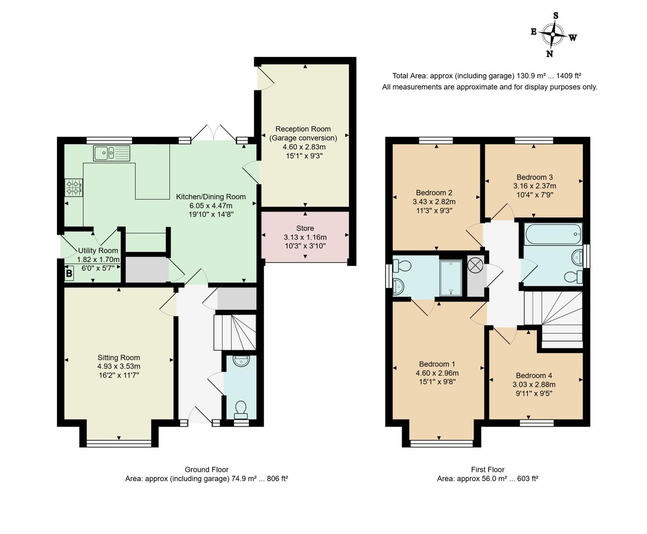 5, Victory Gardens, Wimborne floorplan