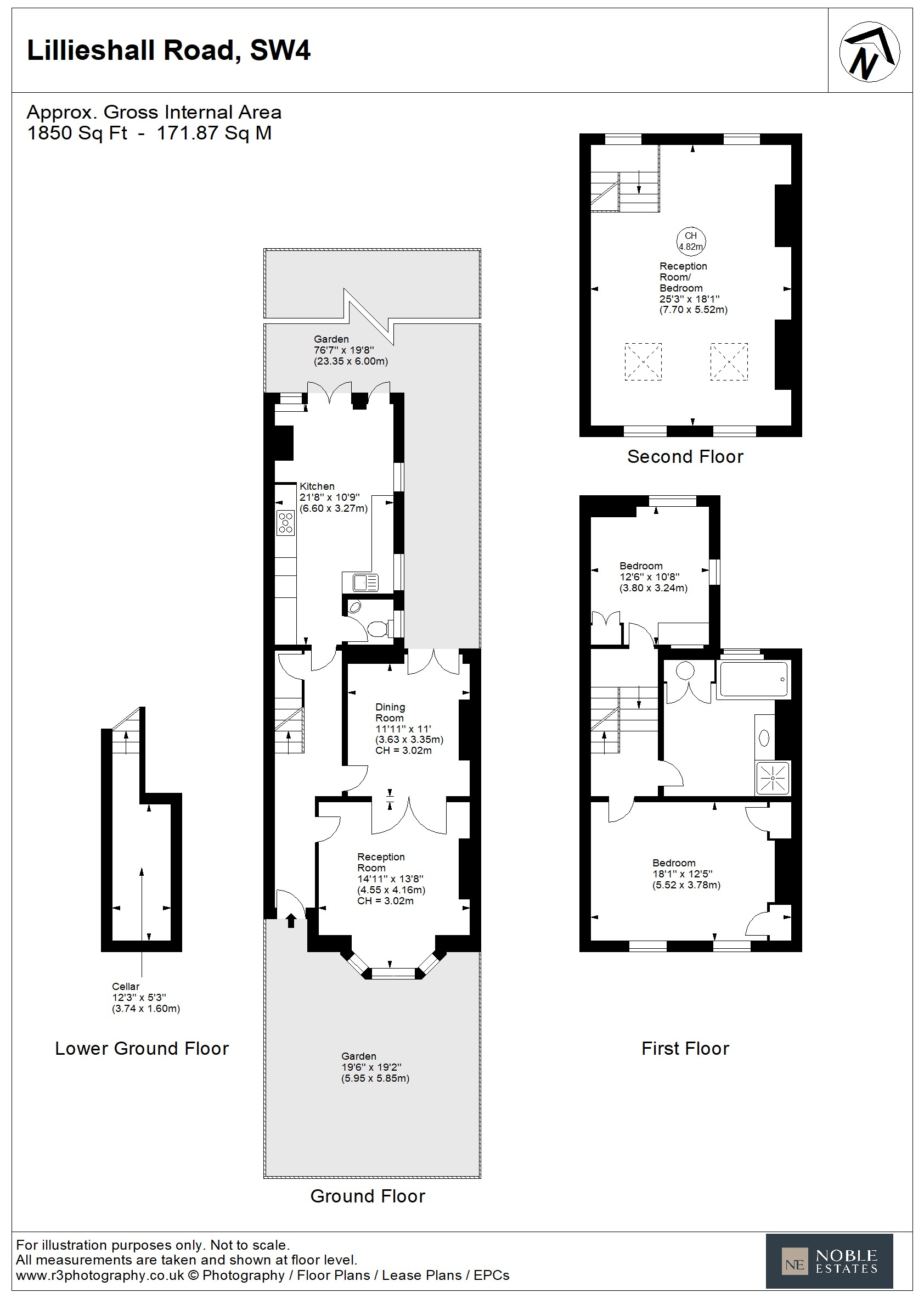 40, Lillieshall Road, London floorplan