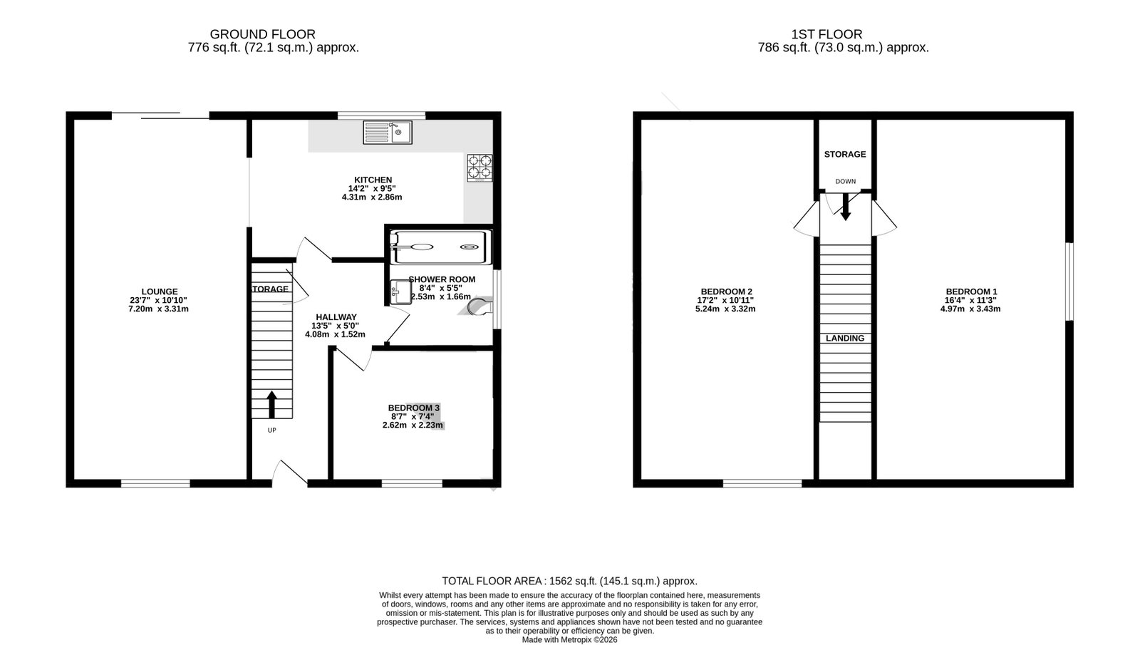 37, Humber Drive, Bury floorplan