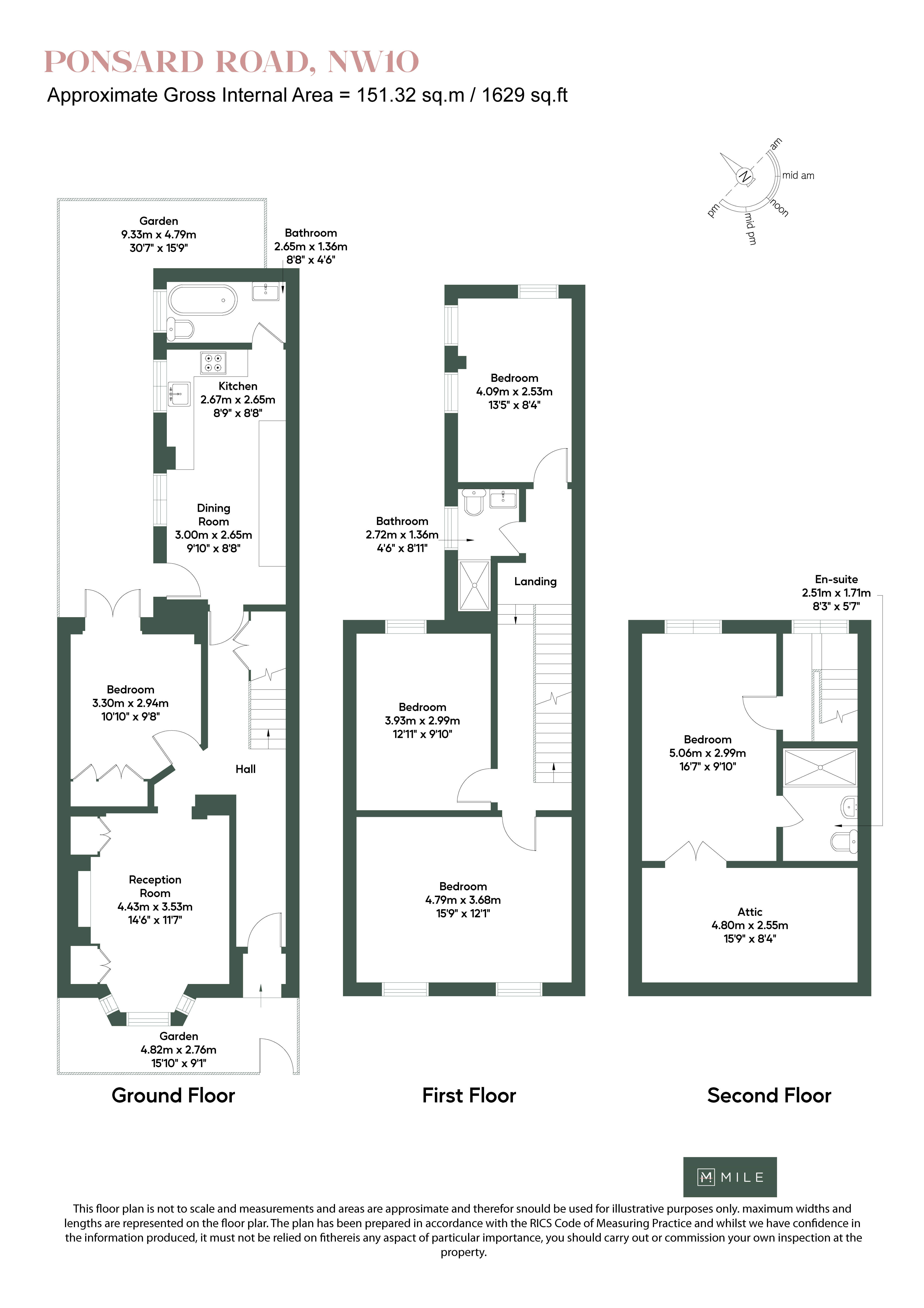 20, Ponsard Road, London floorplan