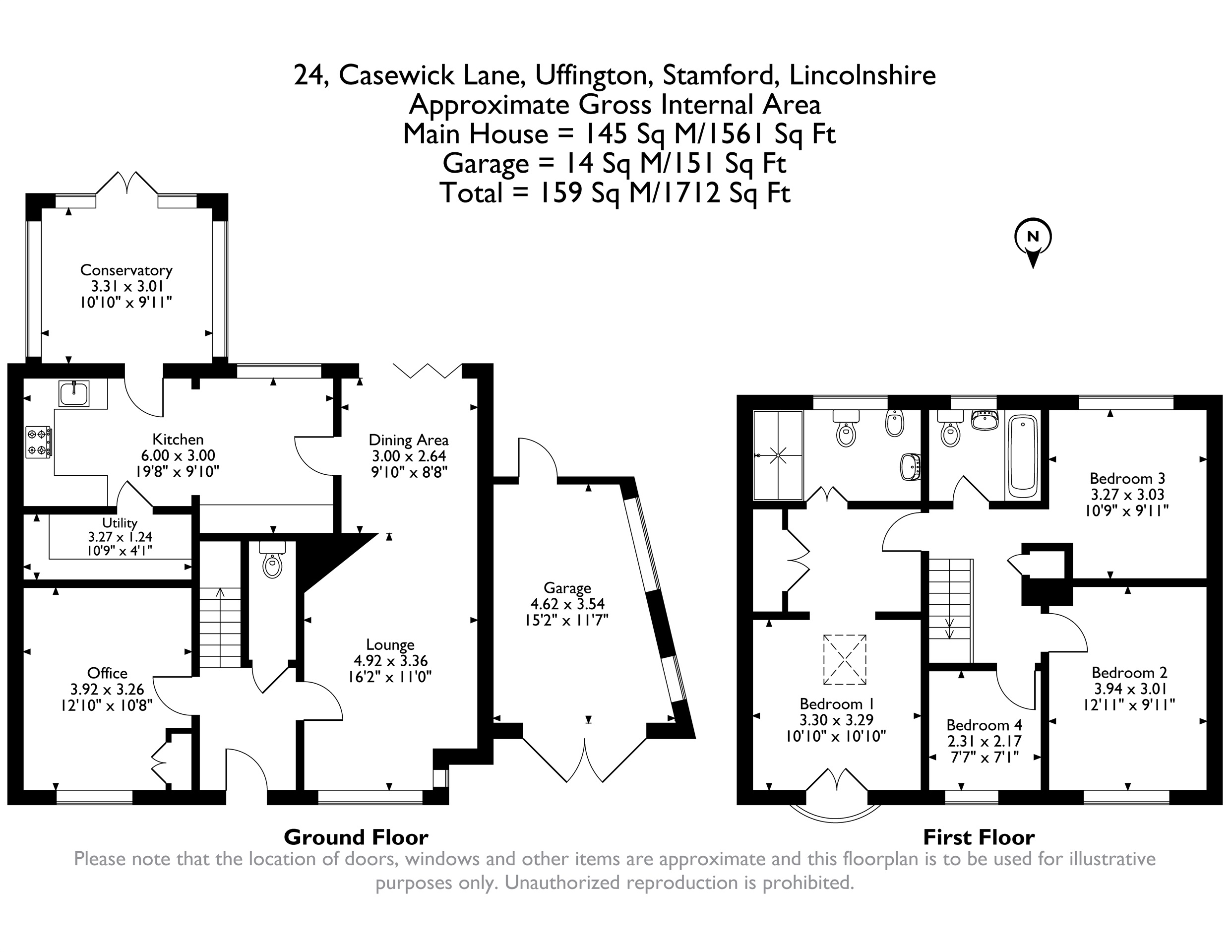 24, Casewick Lane, STAMFORD floorplan