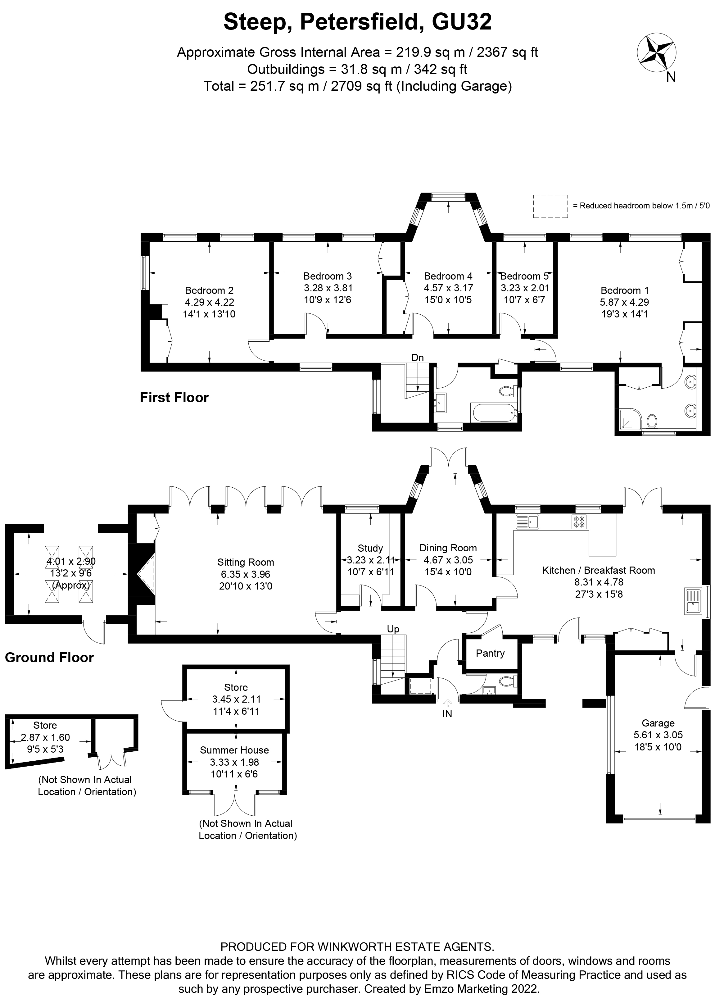 Starlings,, Steep, Petersfield floorplan