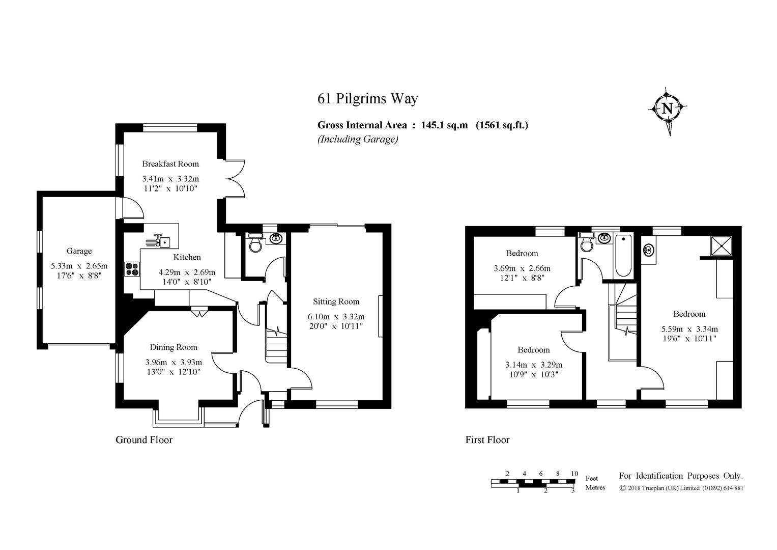 3 Bedrooms  for sale in Pilgrims Way, Kemsing, Sevenoaks TN15