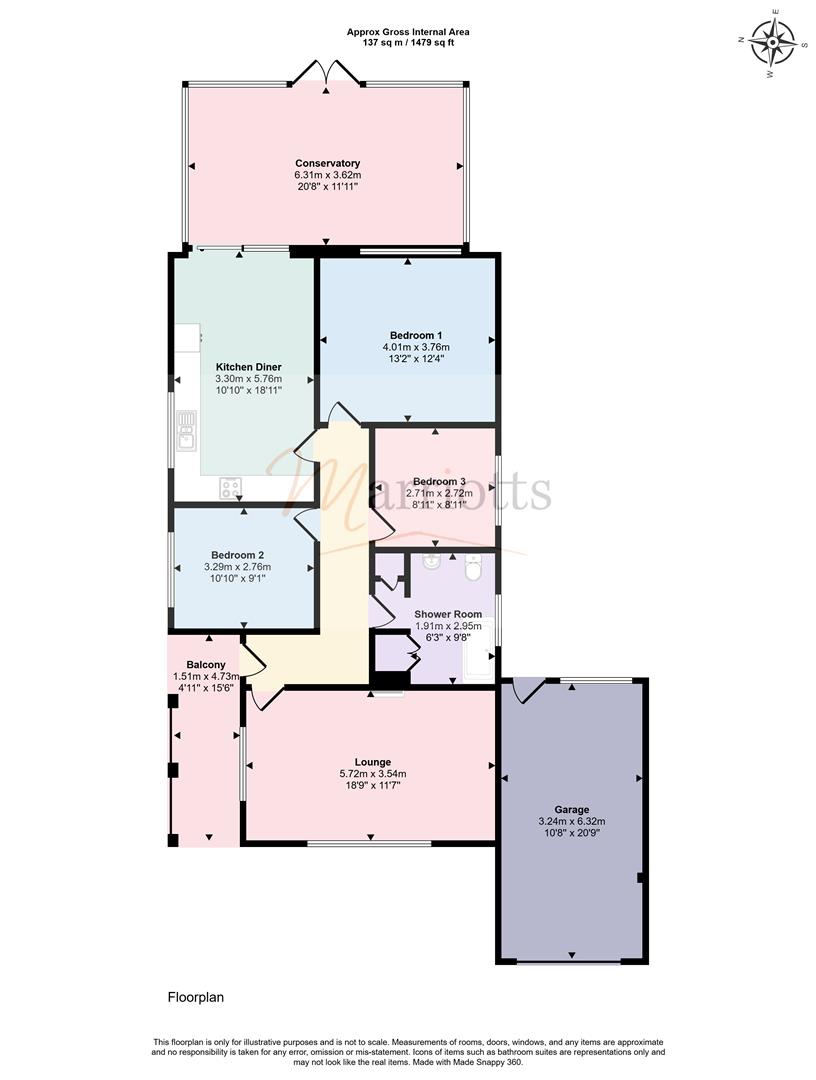 150, Mansfield Lane, Nottingham floorplan