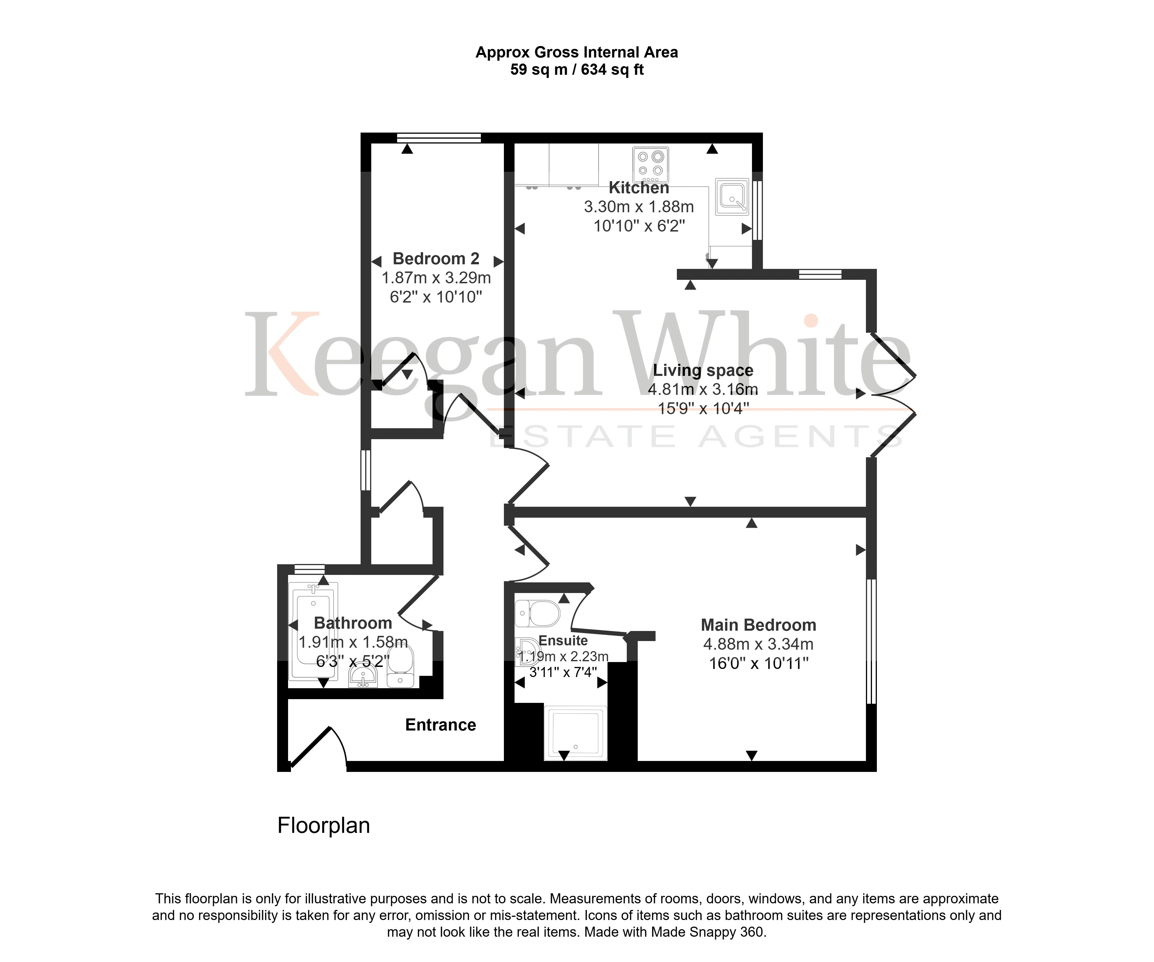 3, Holly Place, High Wycombe floorplan