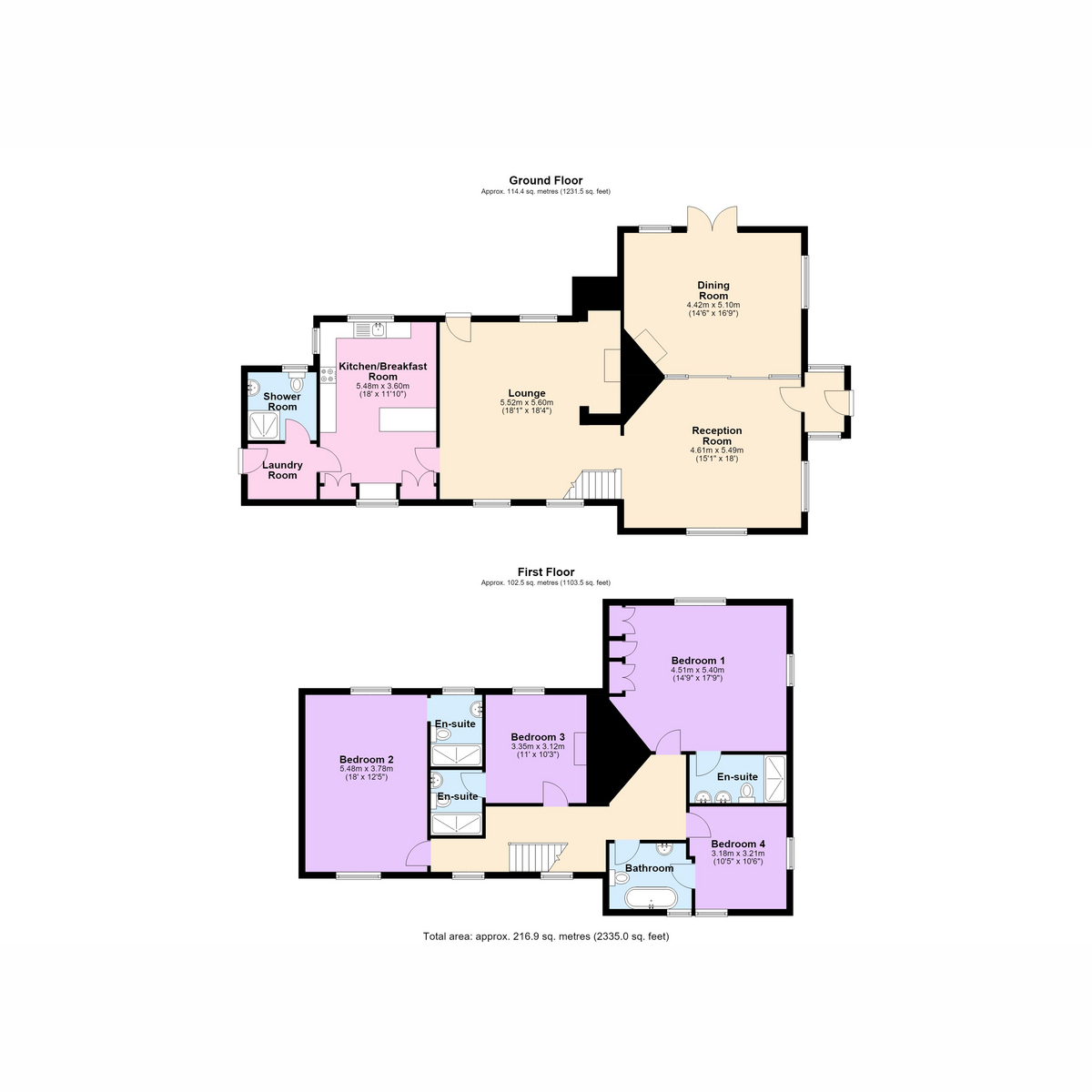 Spenford House, Loppington, Shrewsbury floorplan