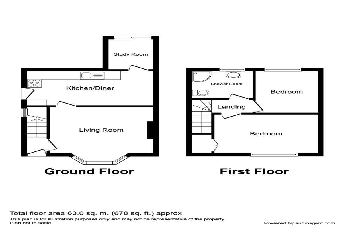 2 Bedrooms Terraced house for sale in Ambleside Road, Nottingham NG8