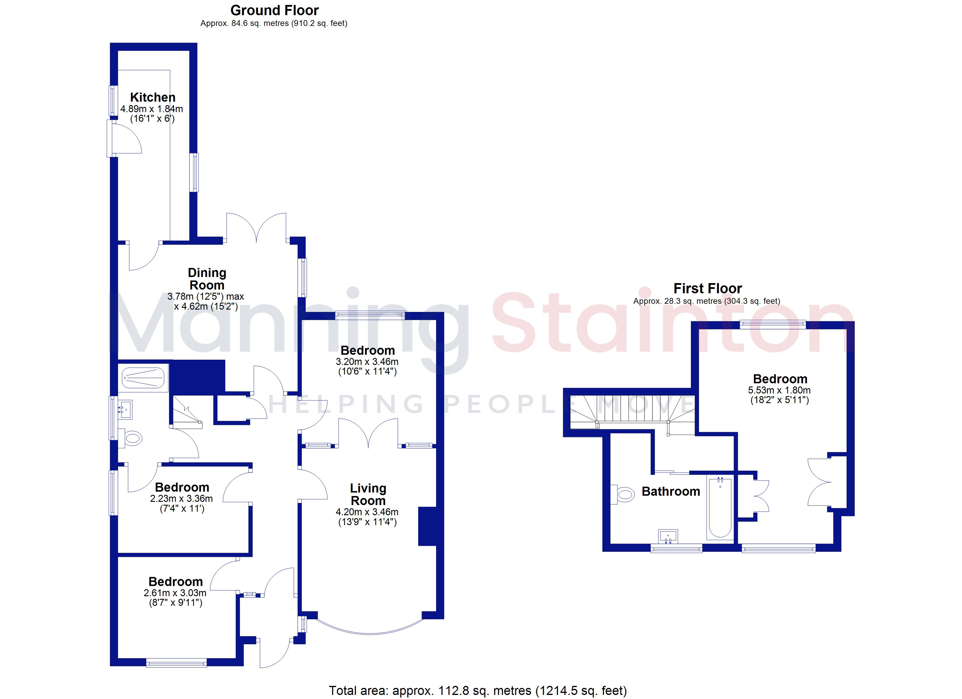 73, Tinshill Road, West Yorkshire floorplan
