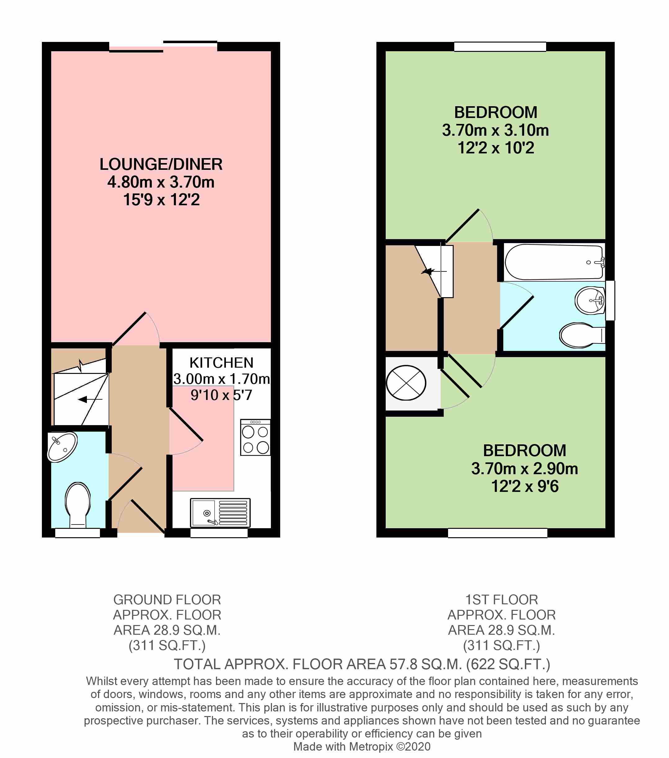 27 Nightingale Close, Stowmarket floorplan
