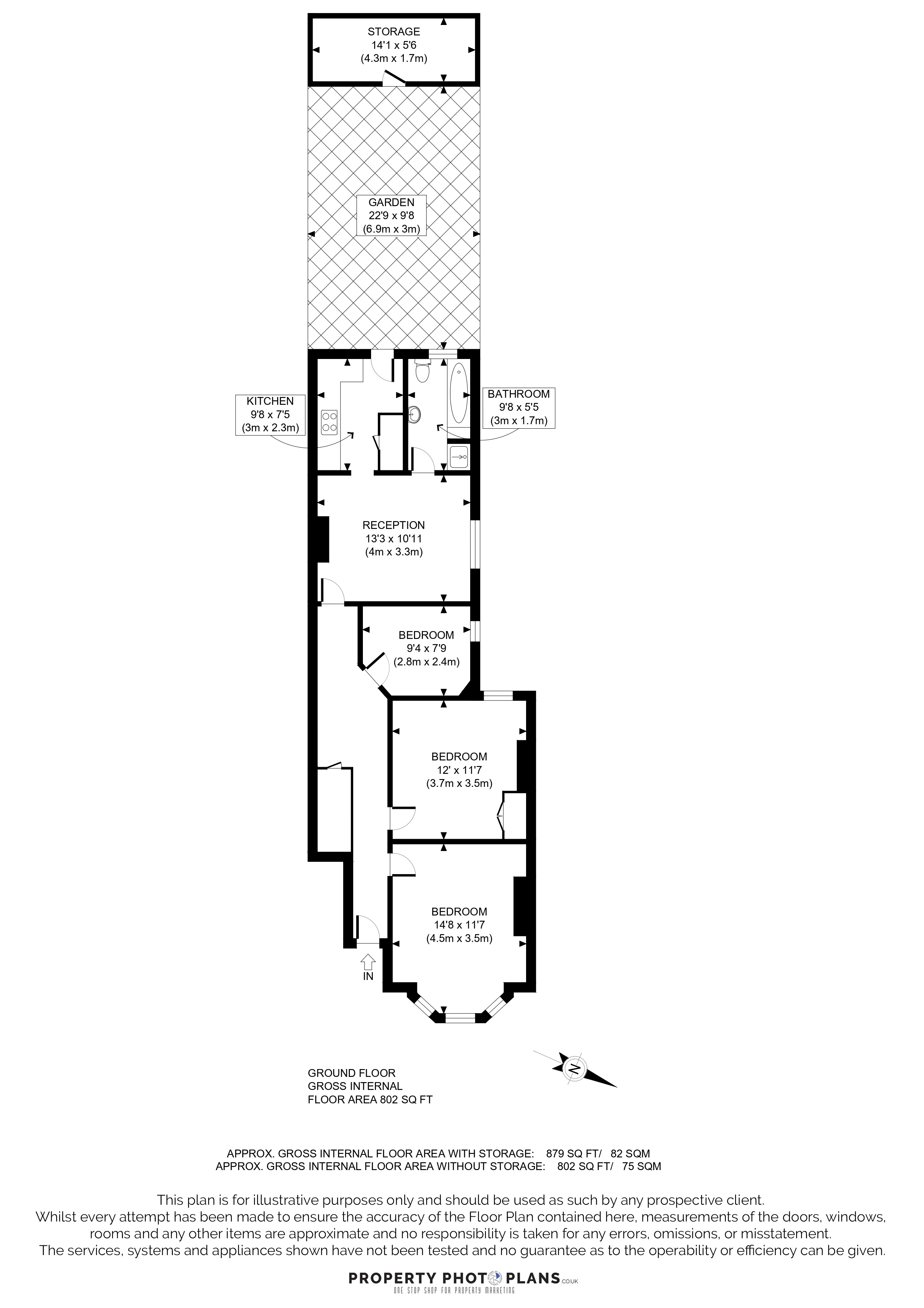 Langton Road, London floorplan
