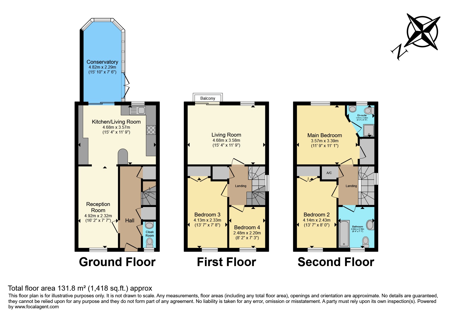 2, Abbot Close, Burton-on-trent floorplan