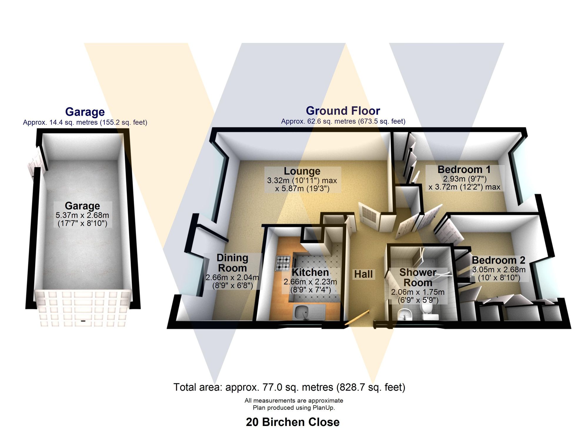 20 Birchen Close, Dronfield floorplan