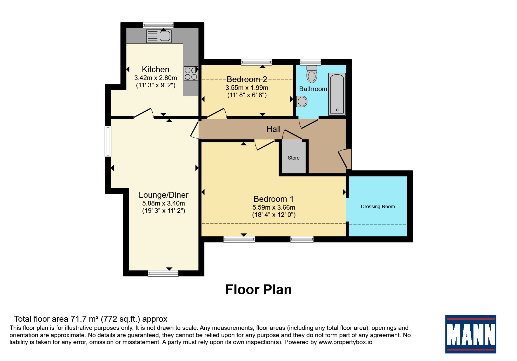 Flat 27, Middleton Mews, 8, Station Road, Southampton floorplan