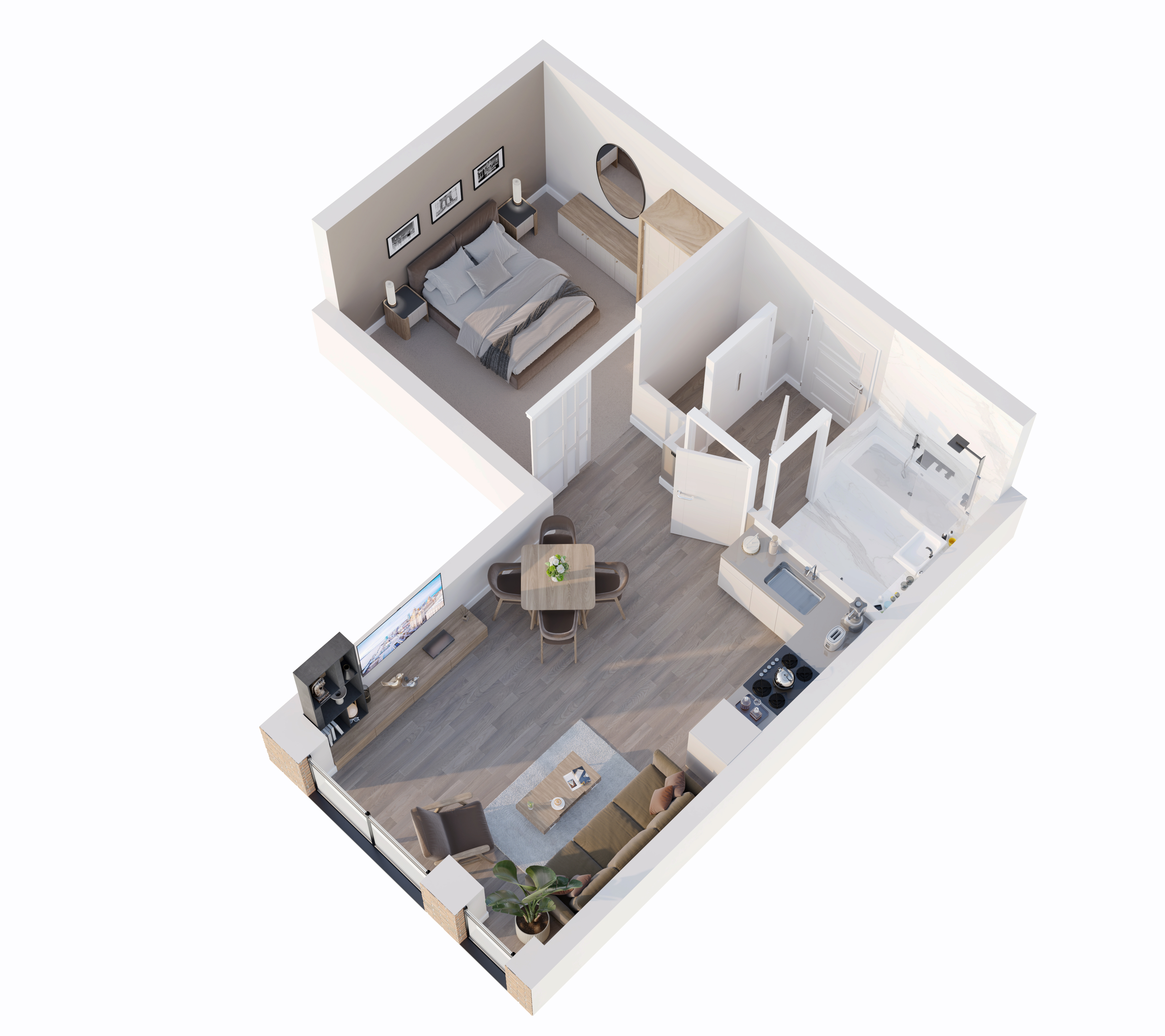 Fox and Foundry, Liverpool Business District, Fox & Foundry, Central Liverpool Apartment - 9% Returns, Liverpool floorplan