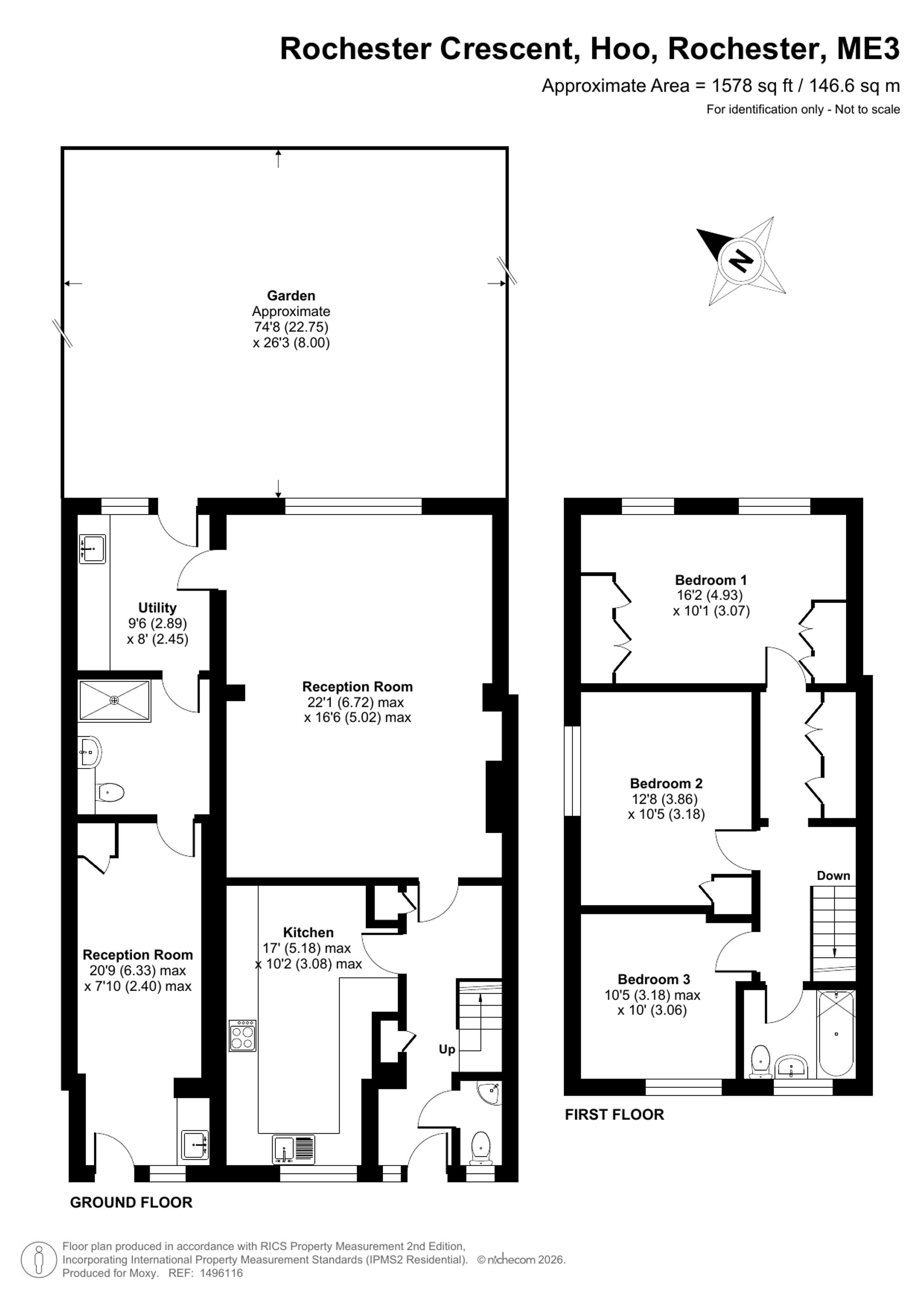 8 Rochester Crescent, Rochester floorplan