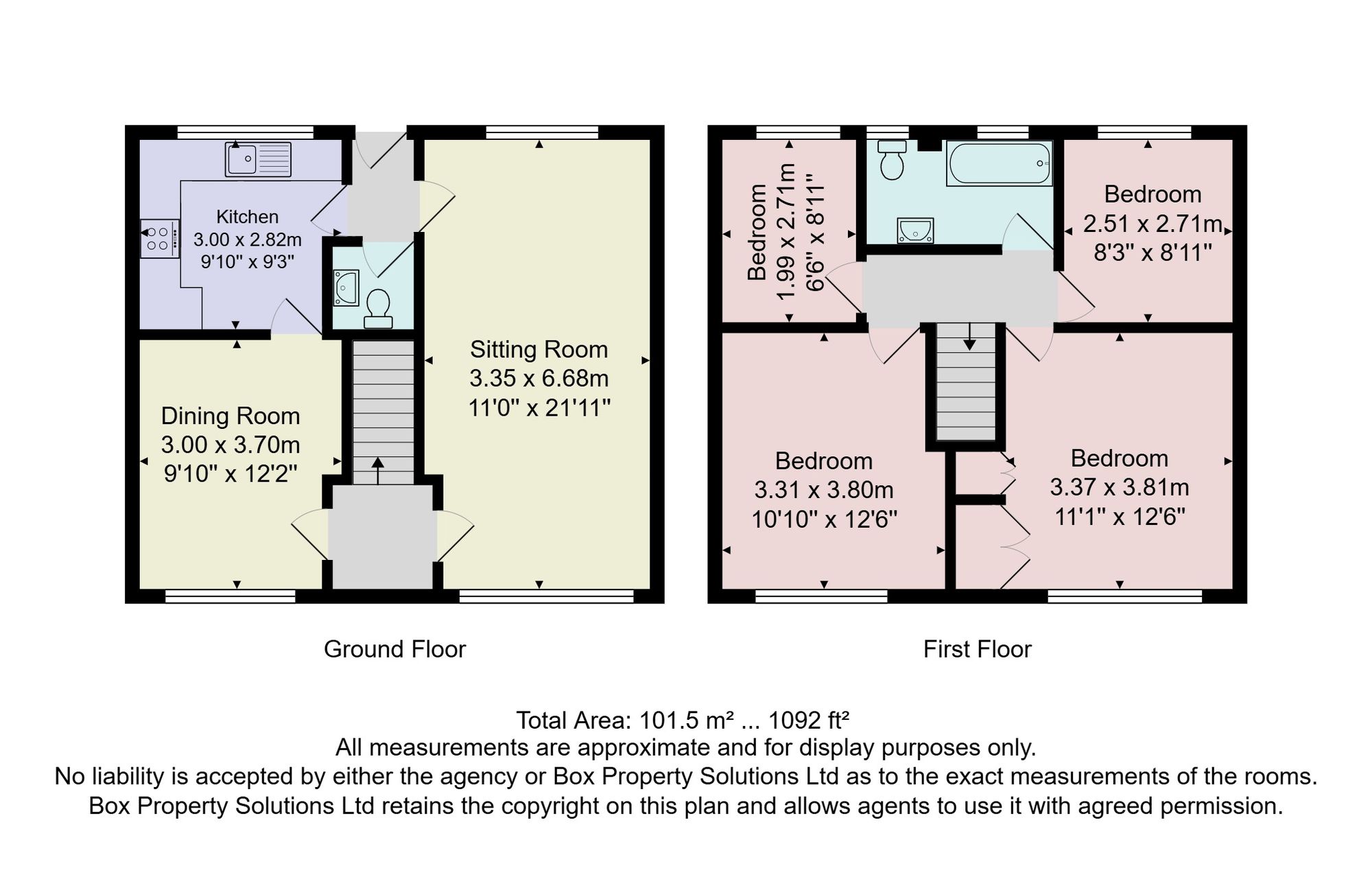 58 Tennyson Avenue, Harrogate floorplan