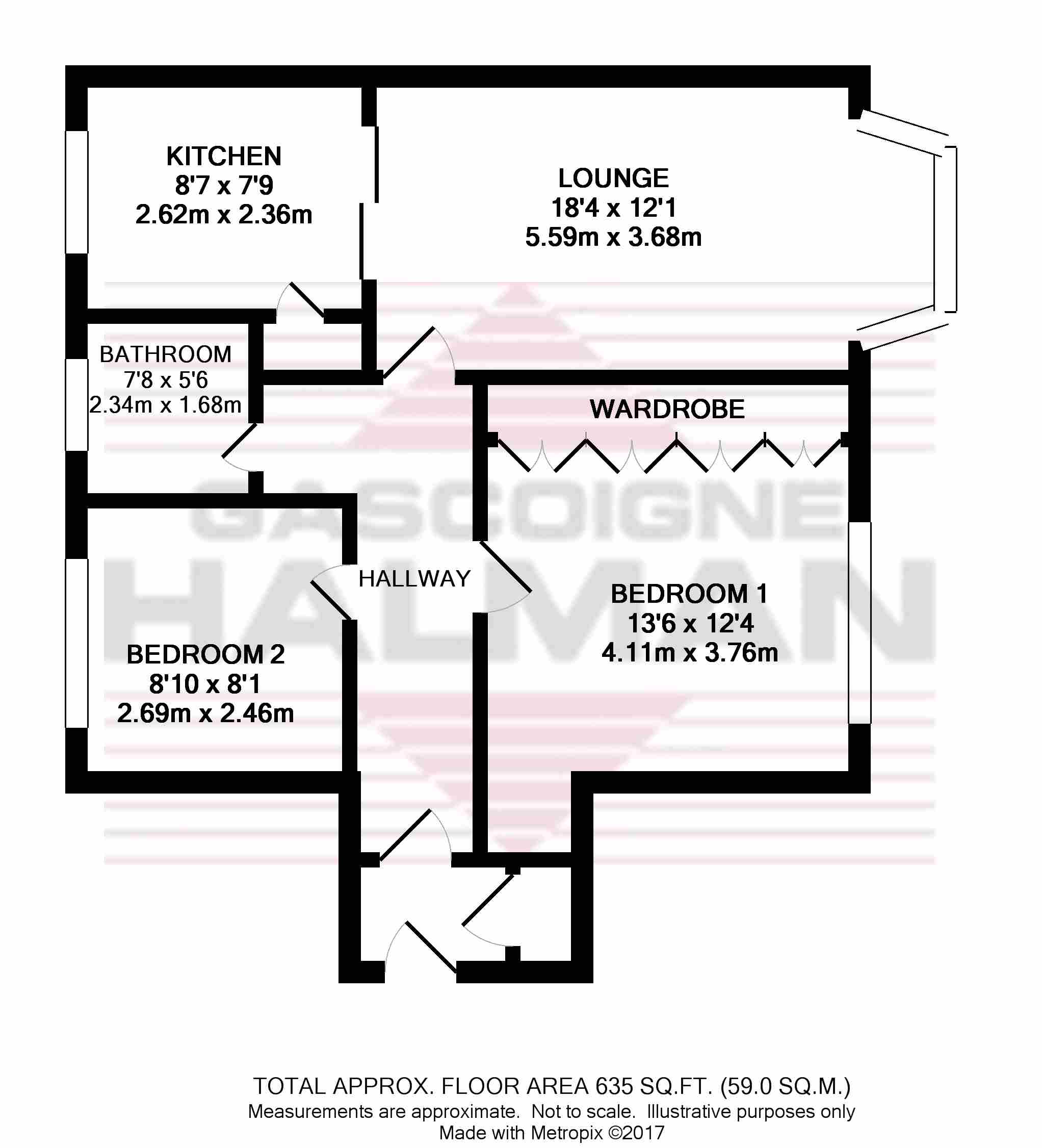 16, Pinewood Court, Broad Road, Sale floorplan