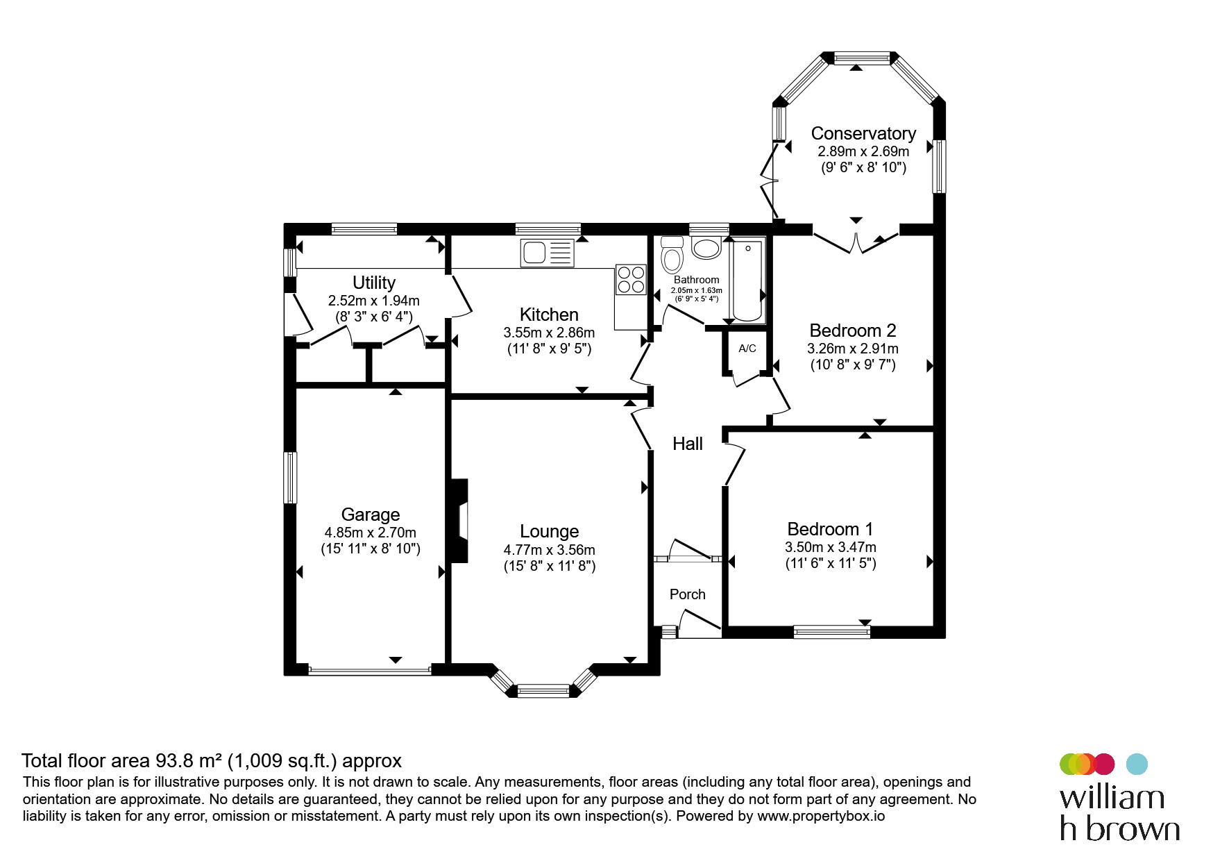 36, Dick Turpin Way, Spalding floorplan