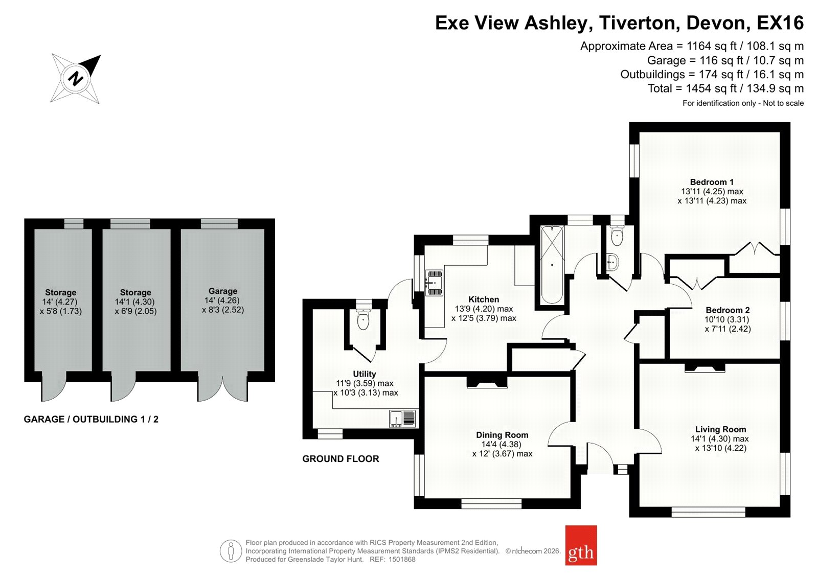 Exe View,, Ashley, Devon floorplan