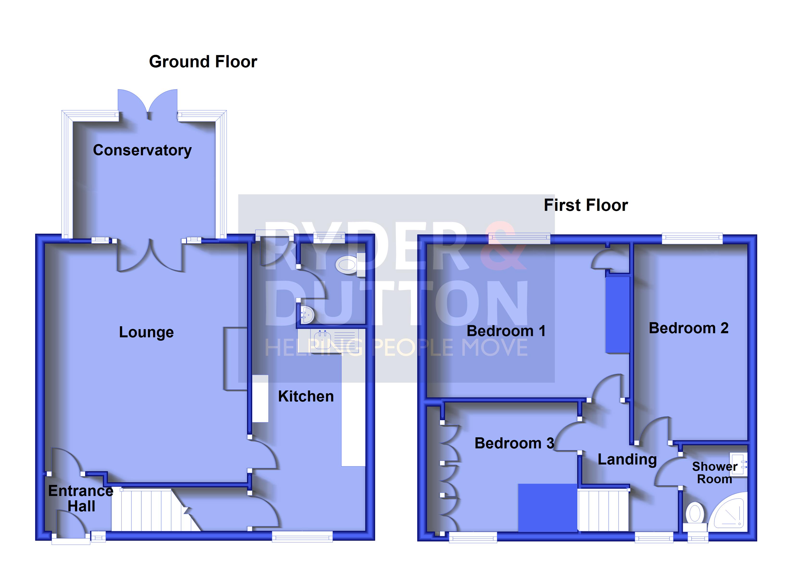 Grange Road, Rawtenstall, Rossendale BB4, 3 bedroom semidetached house