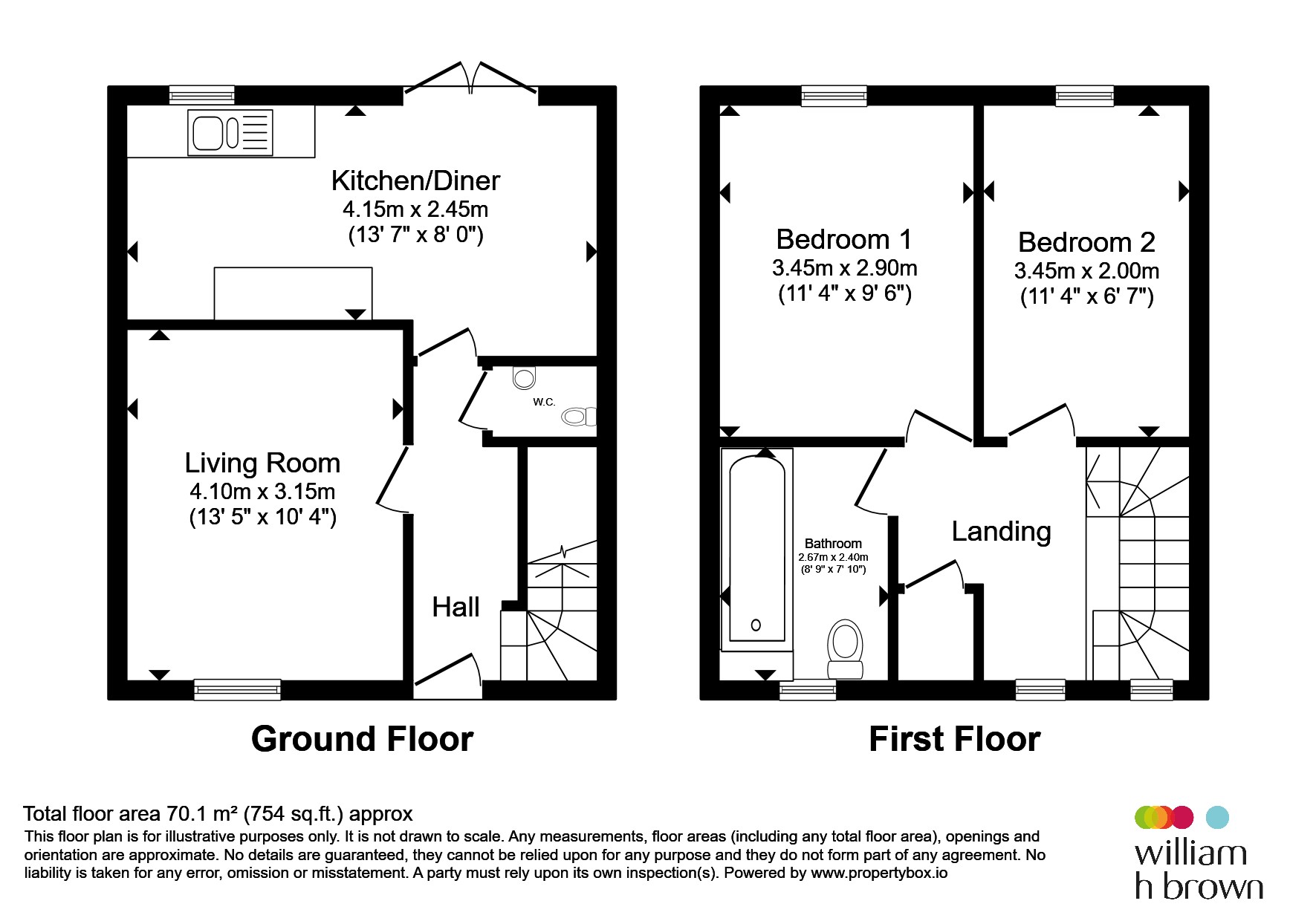 7, Valley Way, Northampton floorplan