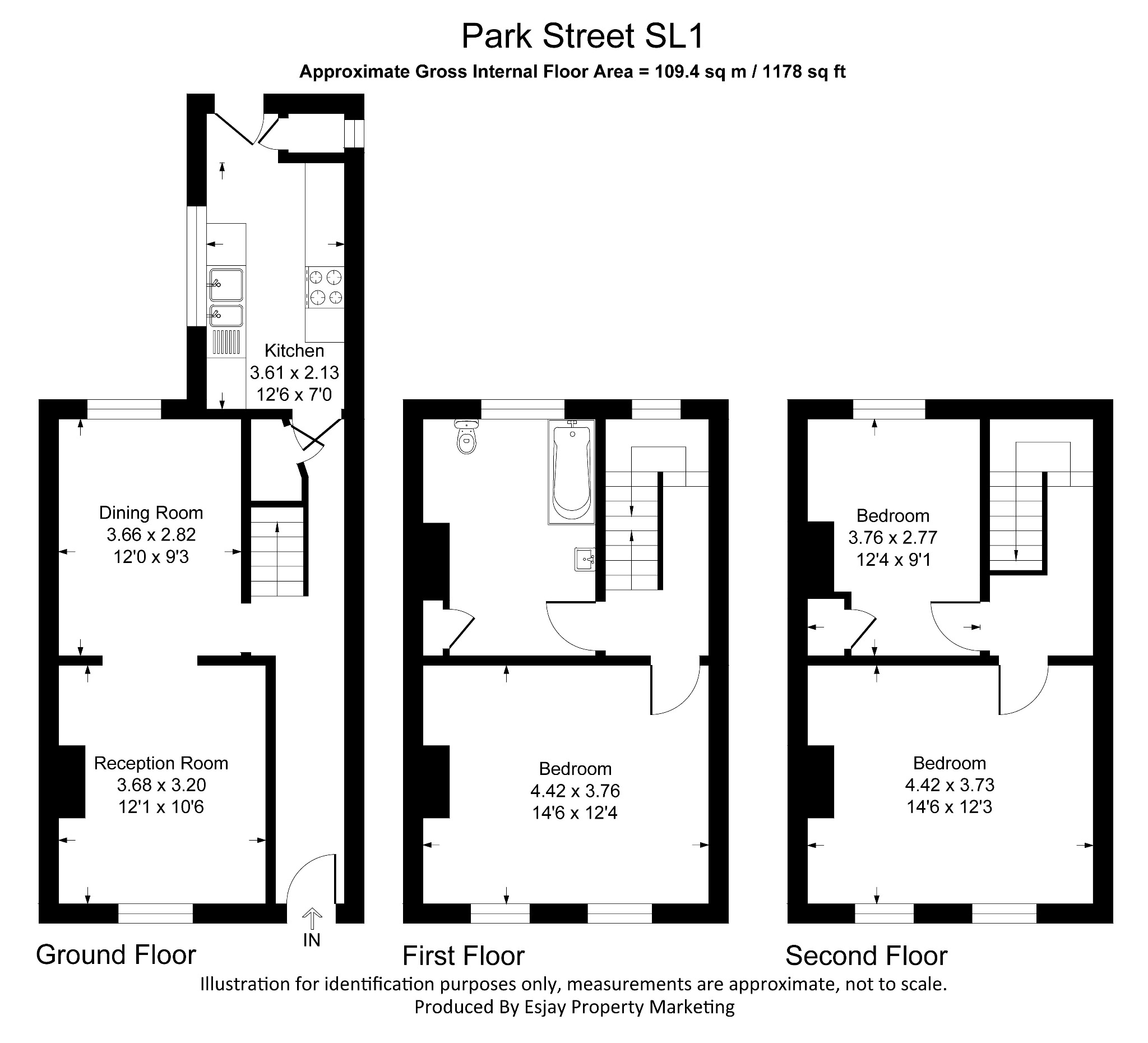 73 Park Street, Upton, Slough floorplan