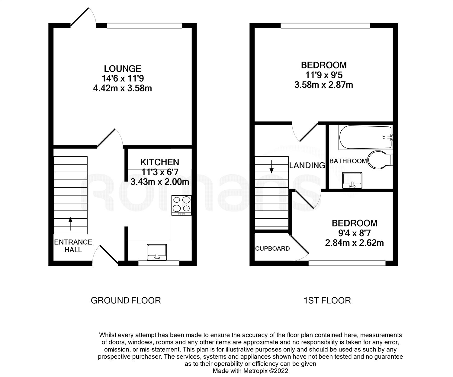 Isis Way, Sandhurst, Berkshire GU47, 2 bedroom terraced house for sale