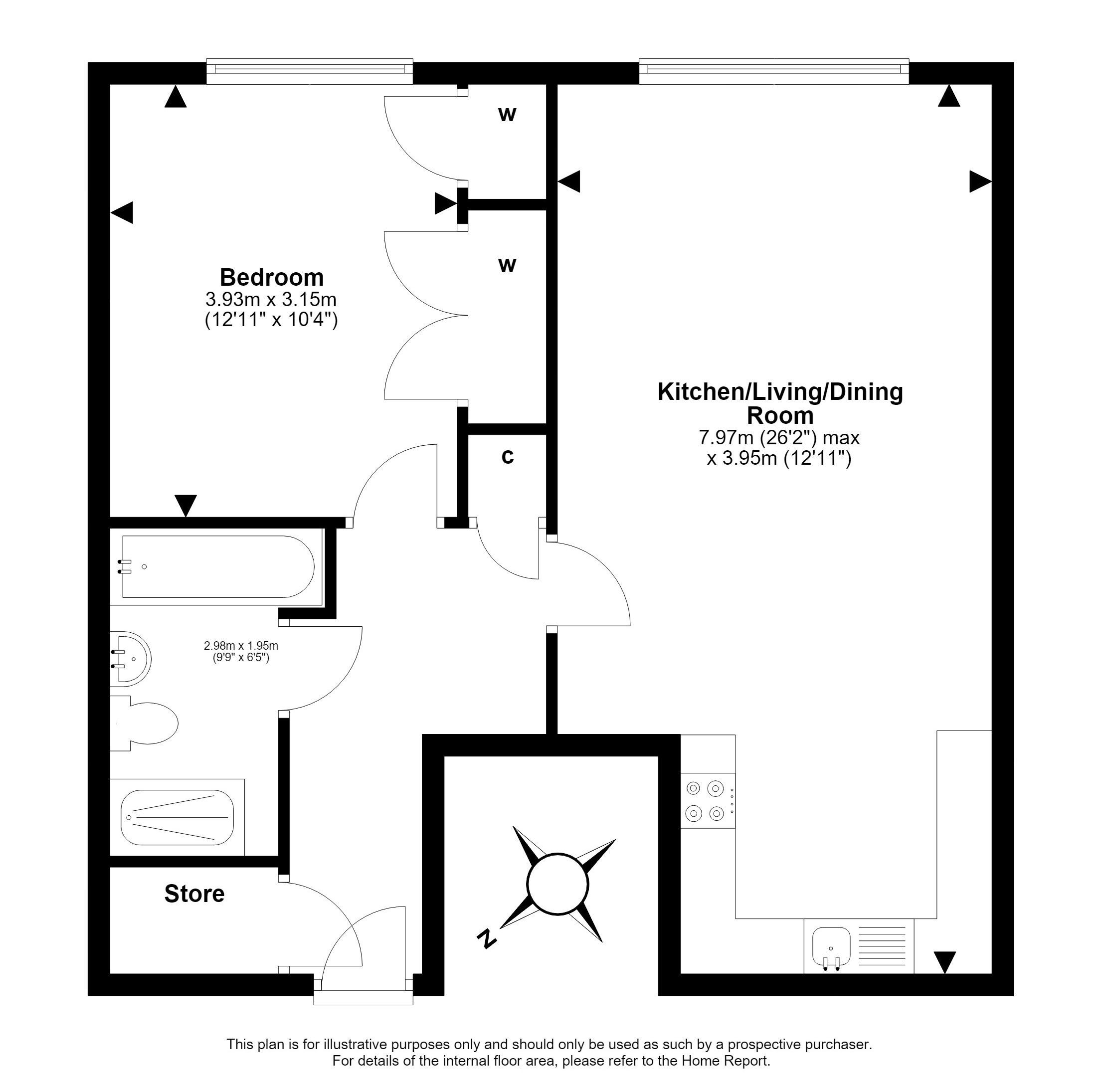 16, Saw Mill Medway, Bonnyrigg floorplan