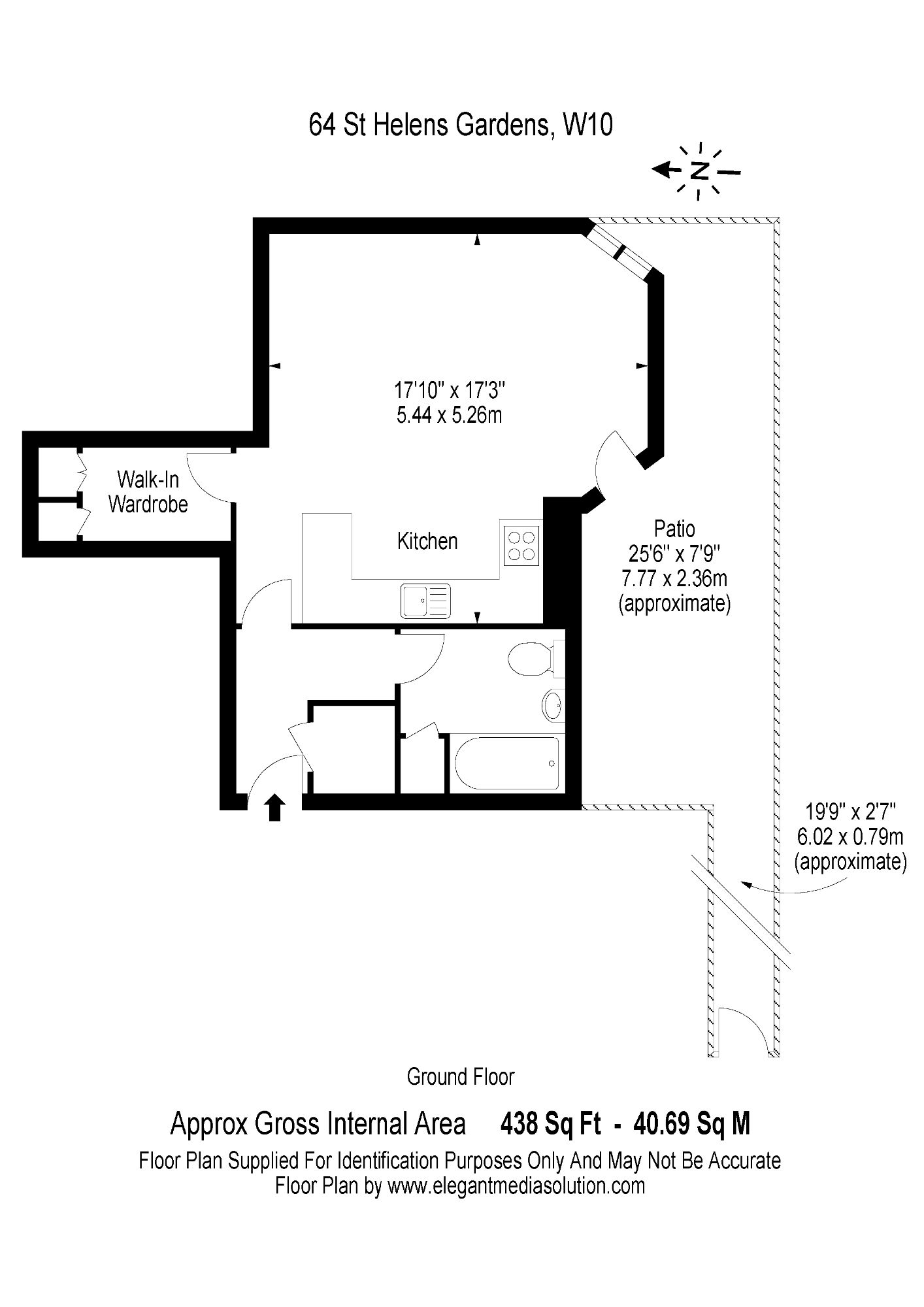 0 Bedrooms Studio to rent in St. Helens Gardens, London W10