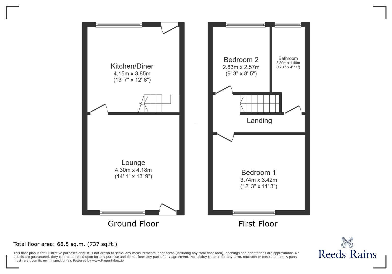 18, Stanyforth Street, Glossop floorplan