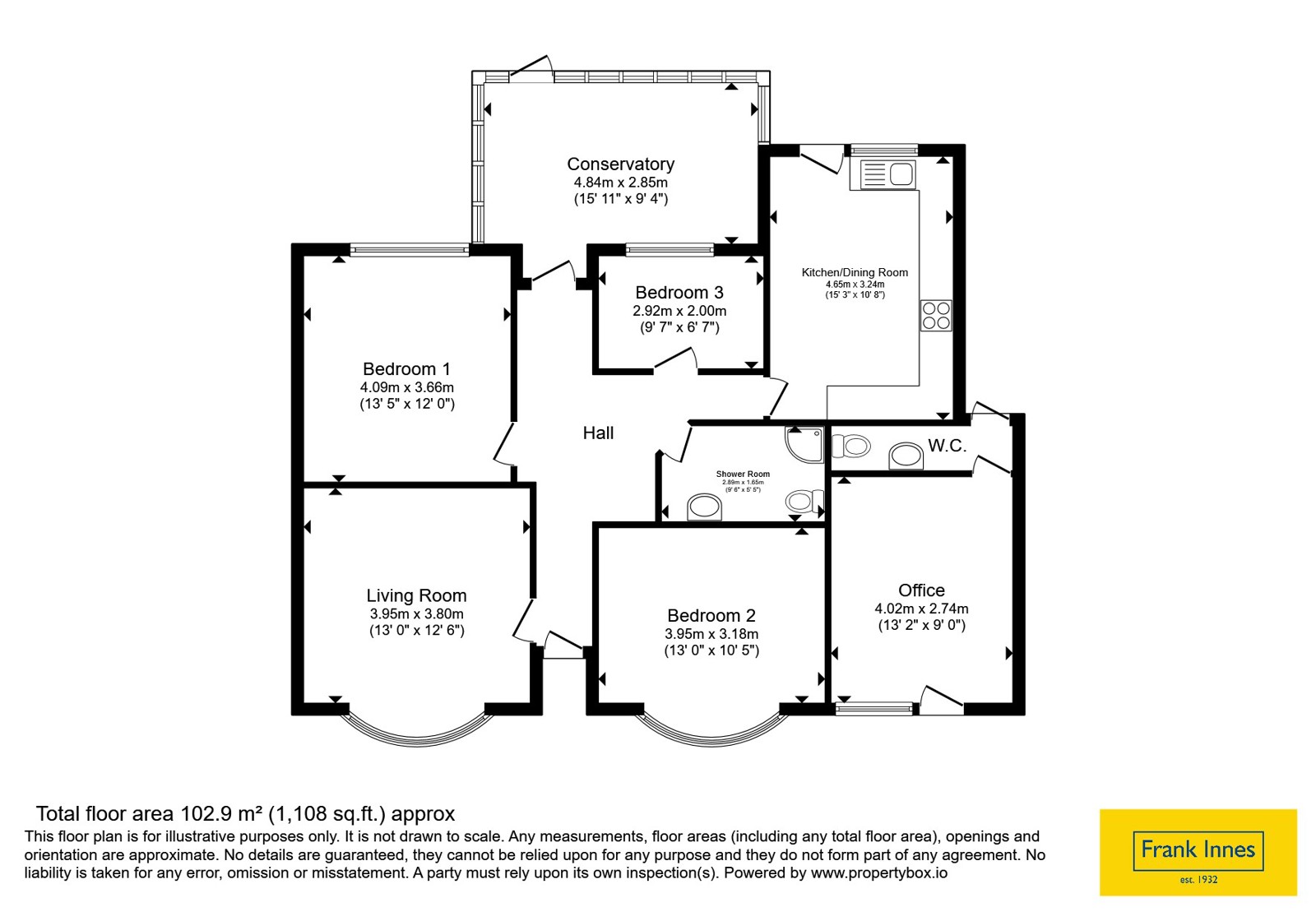 10, Robinson Road, Swadlincote floorplan