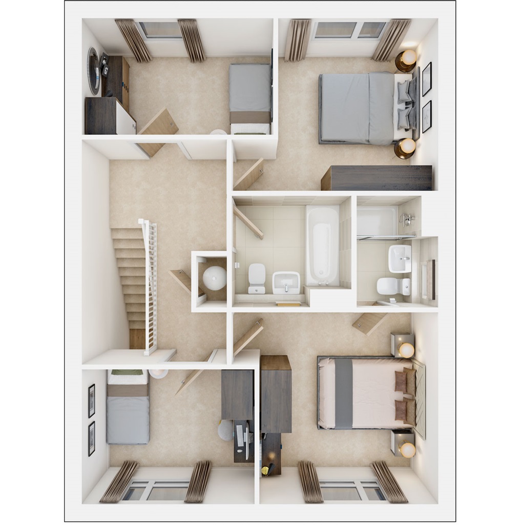 The Colford - Plot 84, Harvest Hill, Harvest Hill Road, Maidenhead floorplan