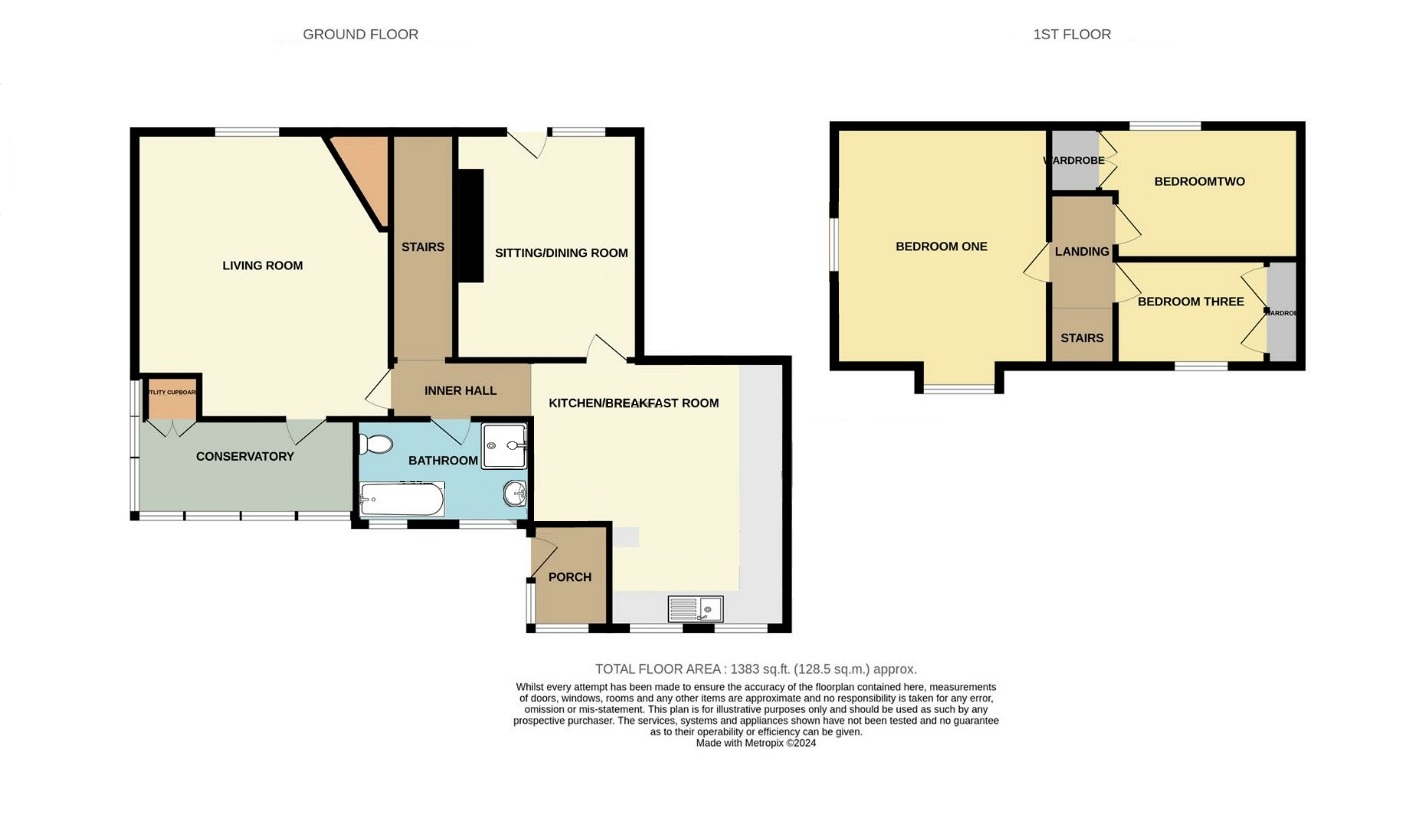 2, Blacksmith's Cottage, Norwich Road, Barham, Ipswich, Suffolk, IP6 floorplan