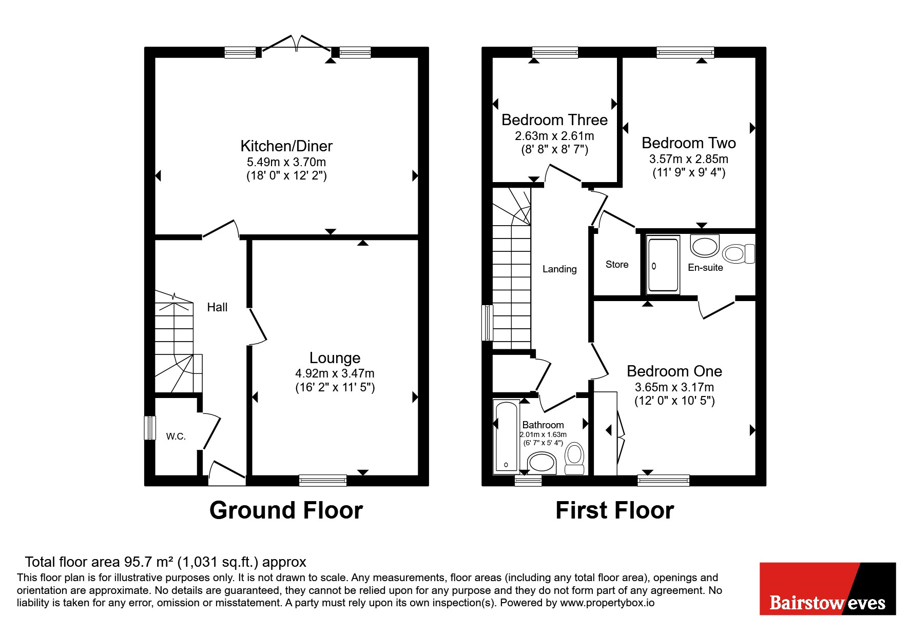 131, Roman Avenue, Warwickshire floorplan