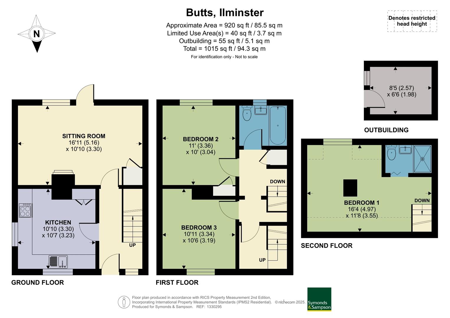 33, Butts, Ilminster floorplan