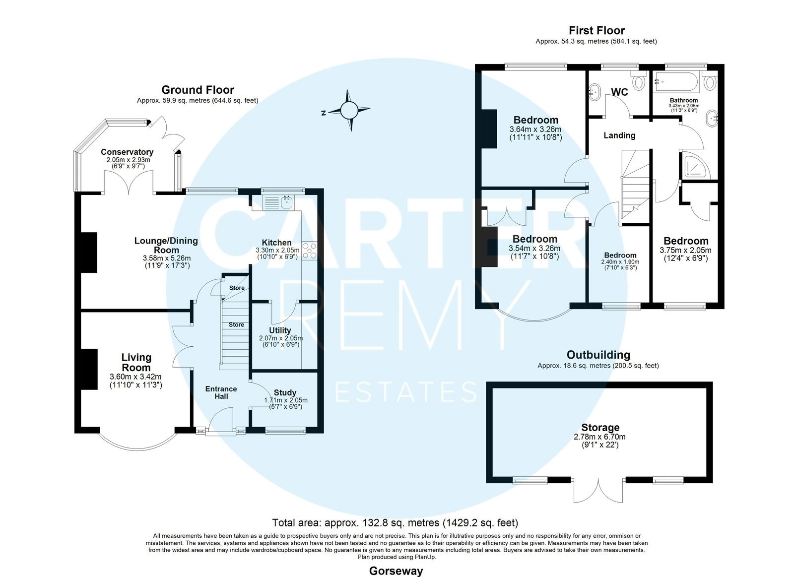 123, Gorseway, Romford floorplan