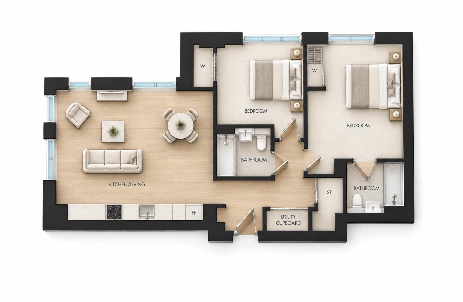 10 Aviator Drive, The Maple, London floorplan