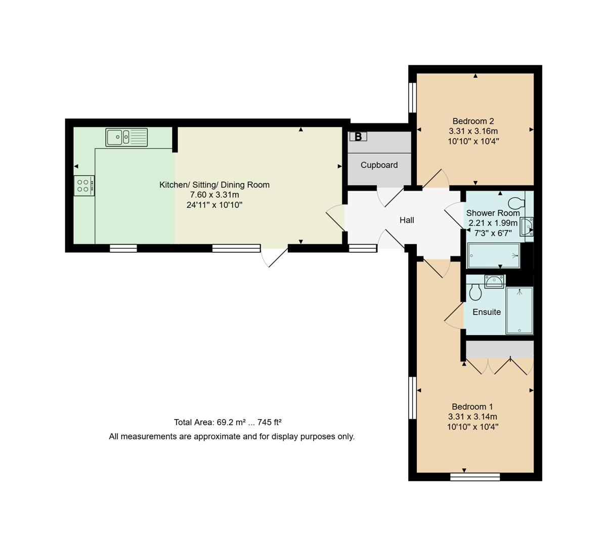 11, The Old Market Gardens, Wimborne floorplan